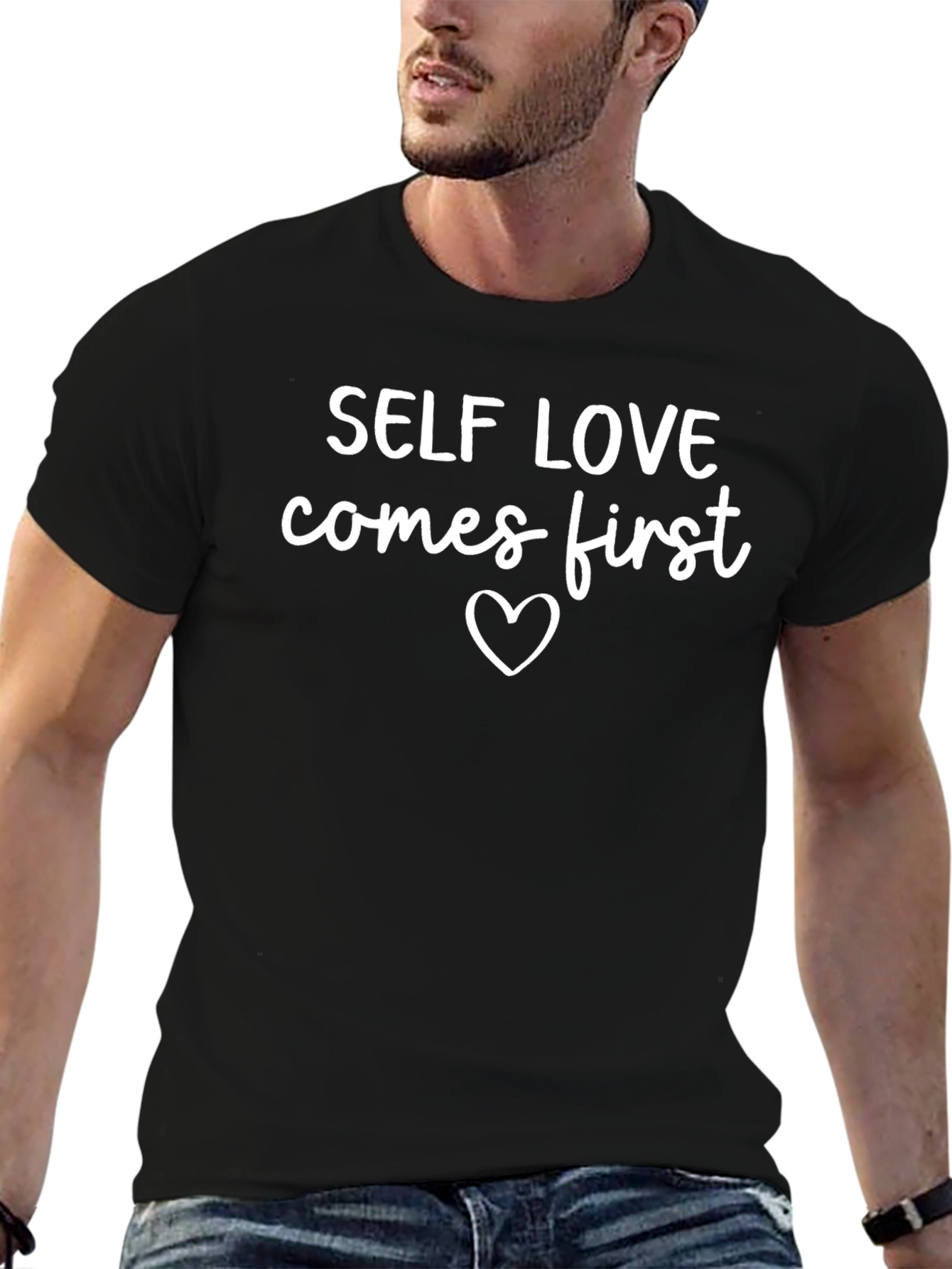 Self Love First Black T-Shirt