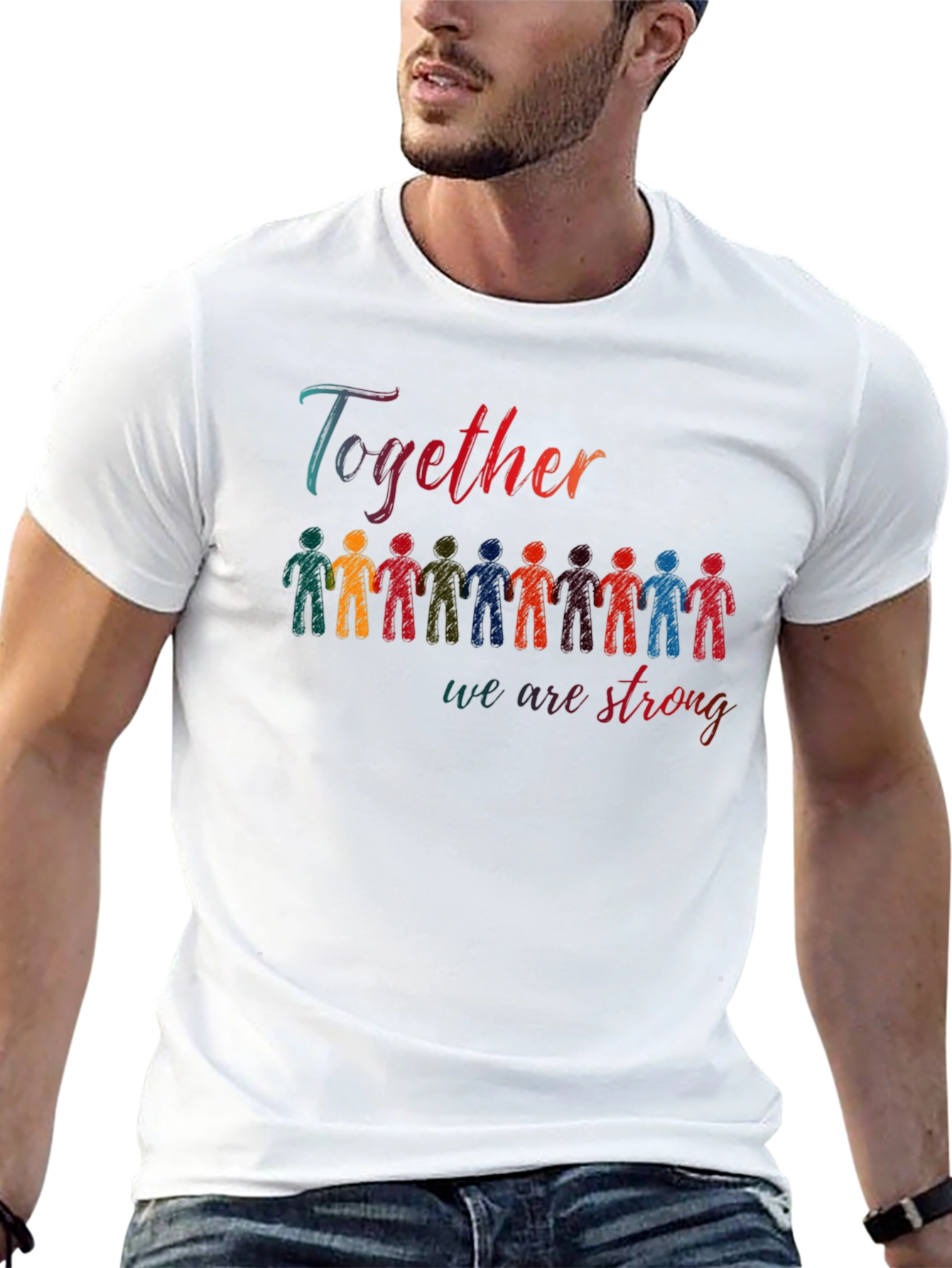 Together We Are Strong Graphic T-Shirt
