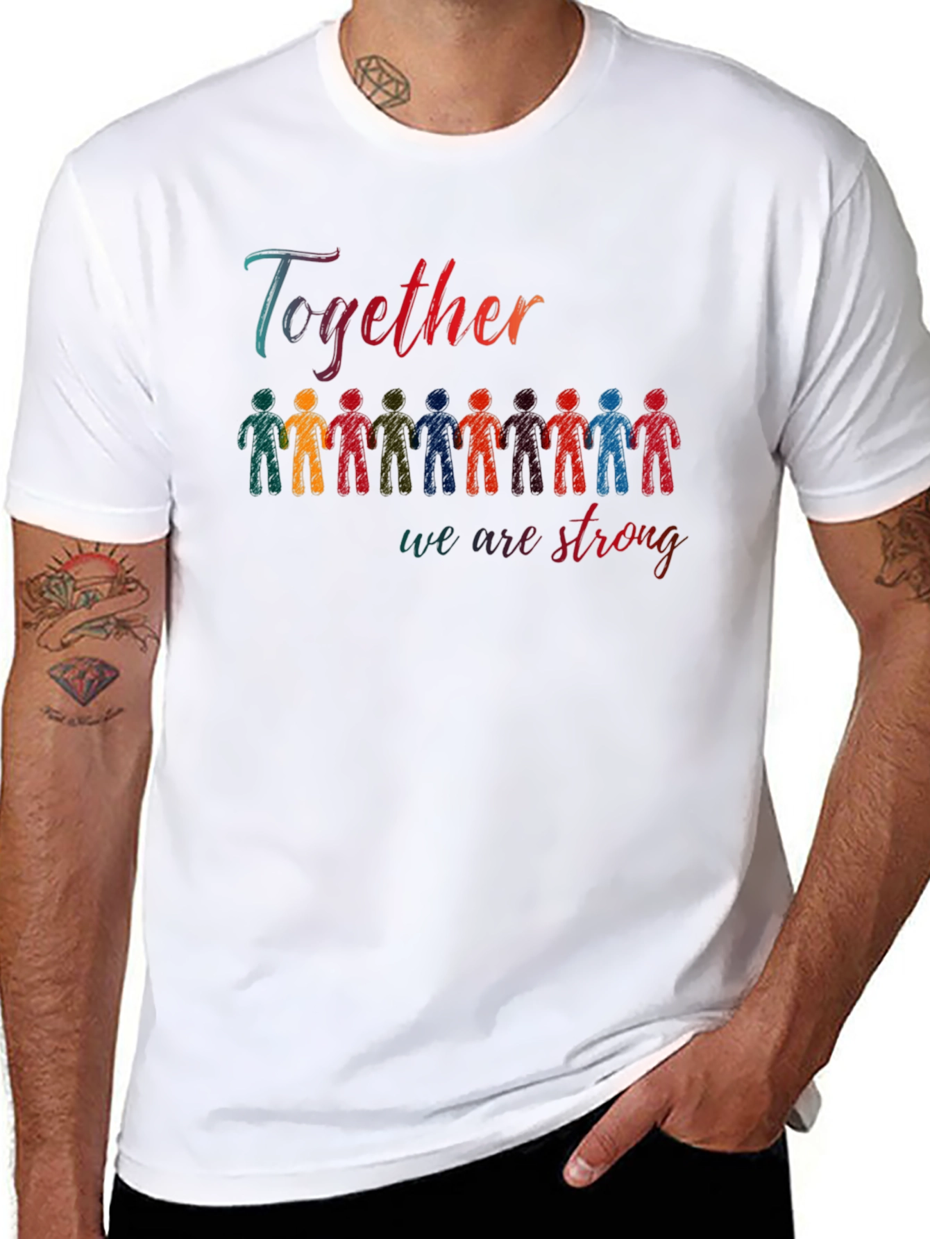 Together We Are Strong Graphic T-Shirt