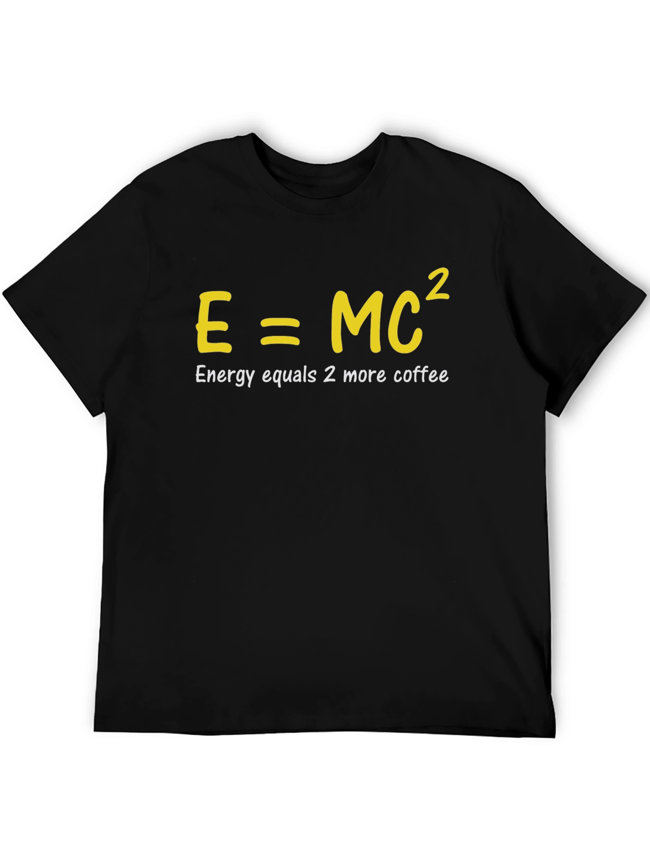 E=MC² Coffee T-Shirt - Science Lovers Tee