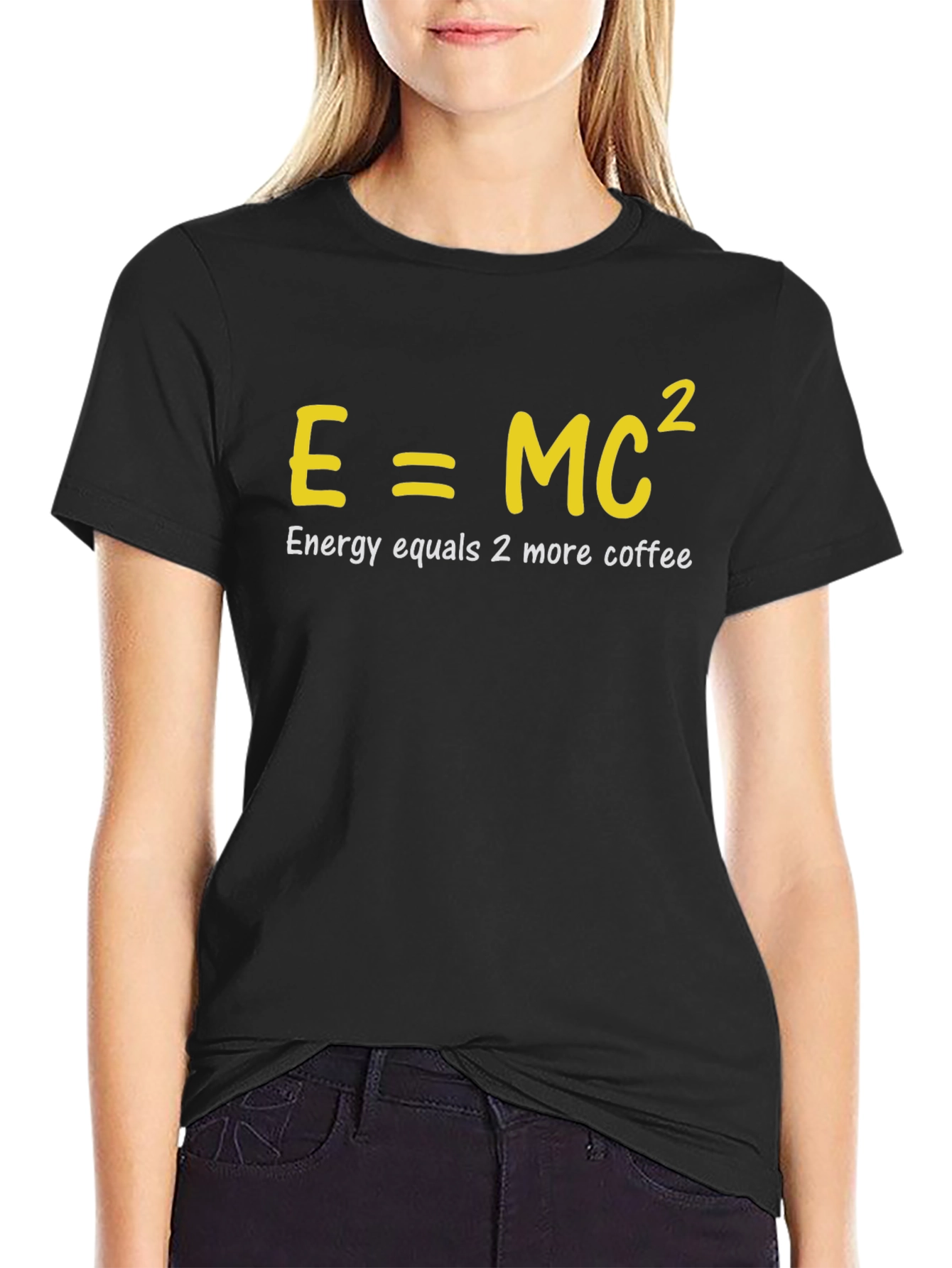 E=MC² Coffee T-Shirt - Science Lovers Tee