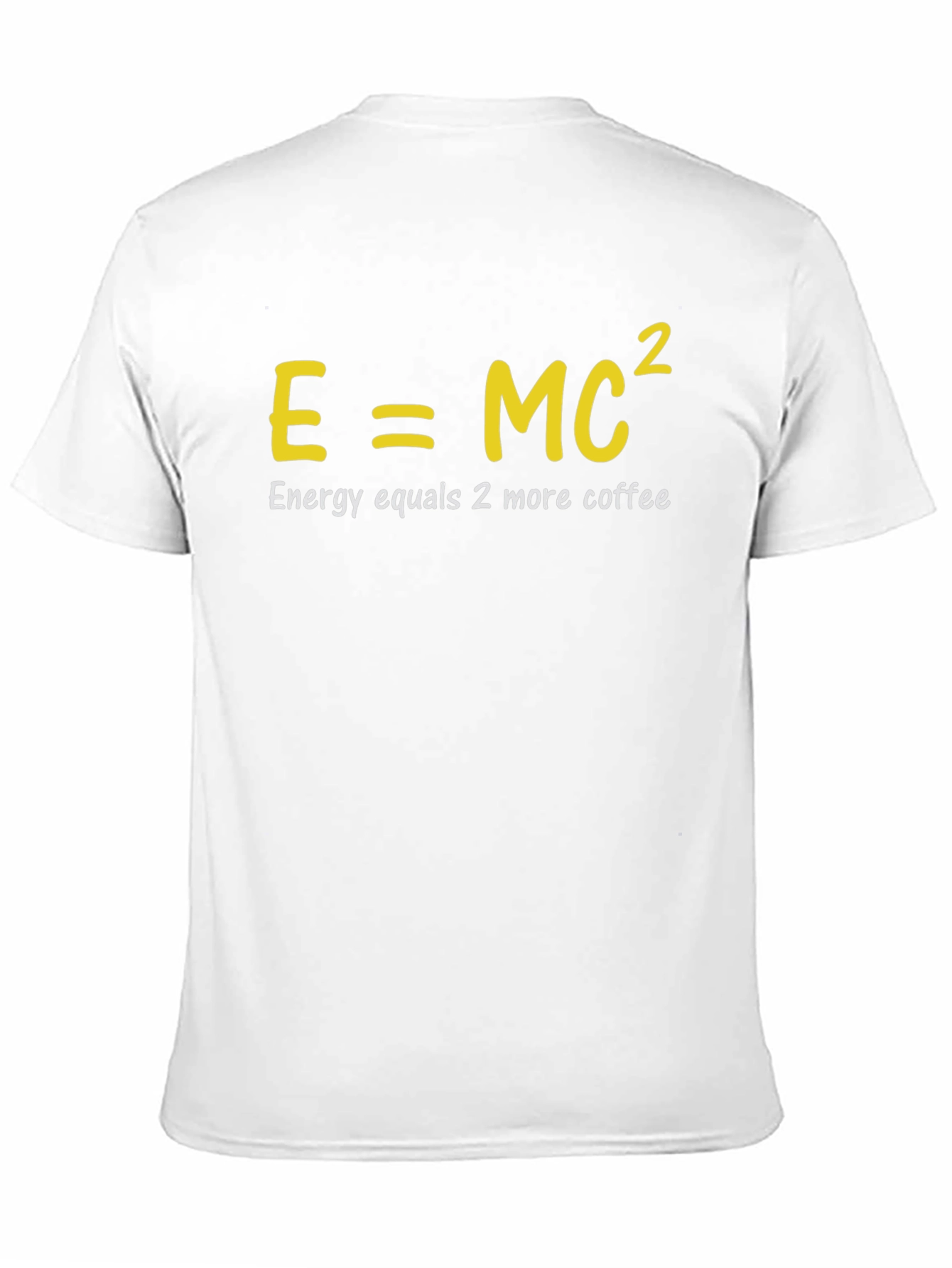 E=MC² Coffee T-Shirt - Science Lovers Tee