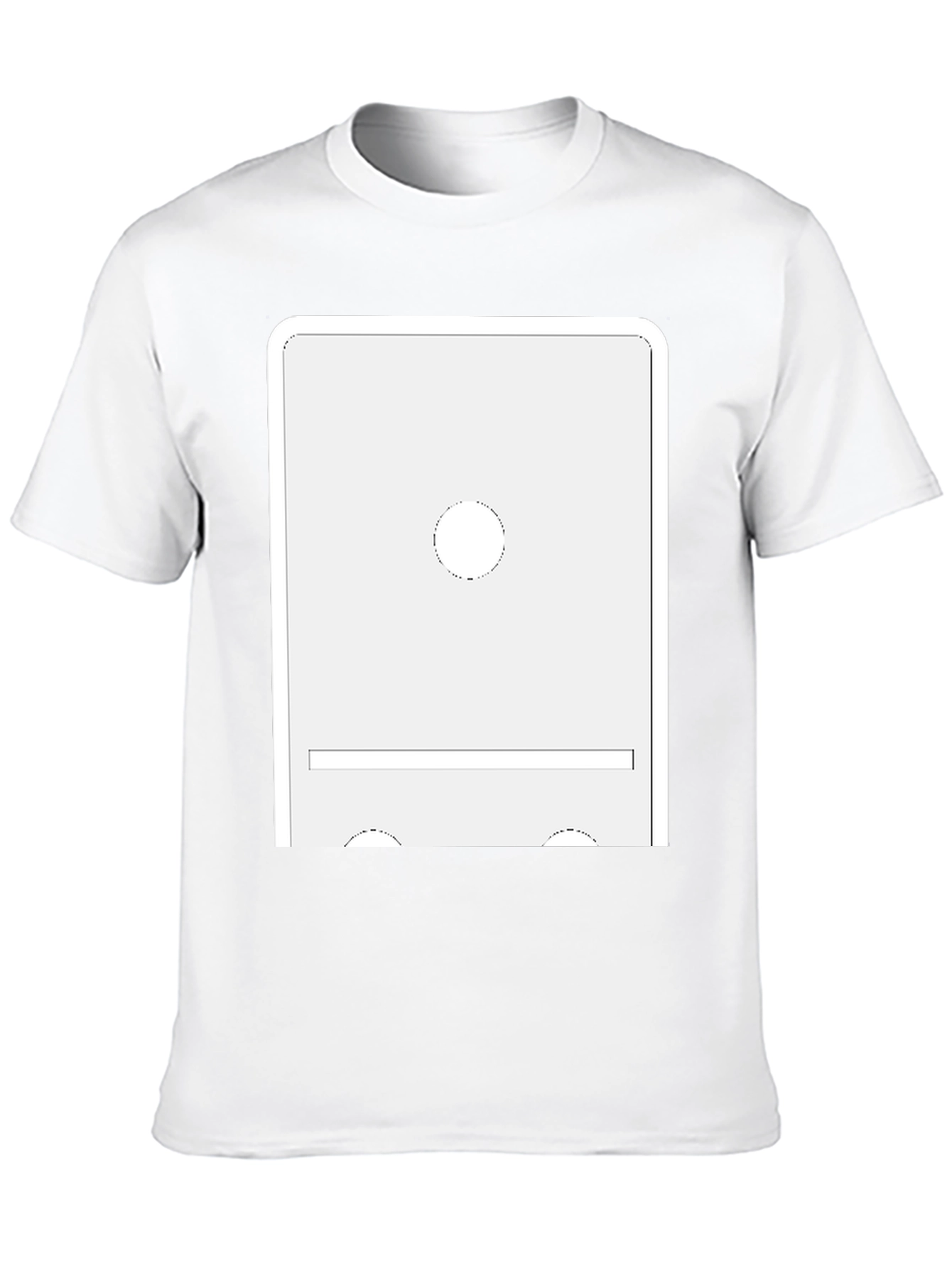 Modern Domino Graphic Tee - Unique Design