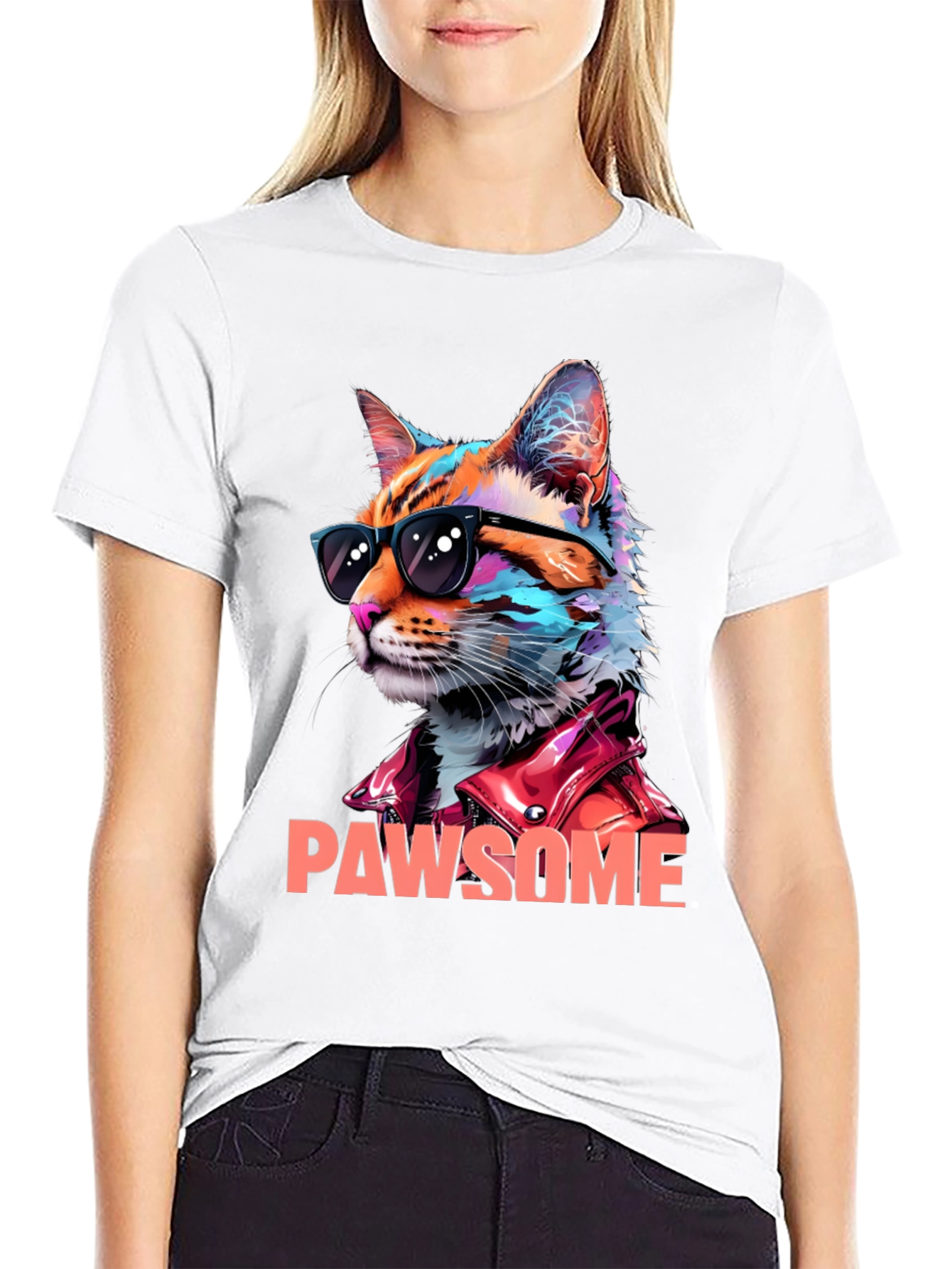 Pawsome Cat T-Shirt