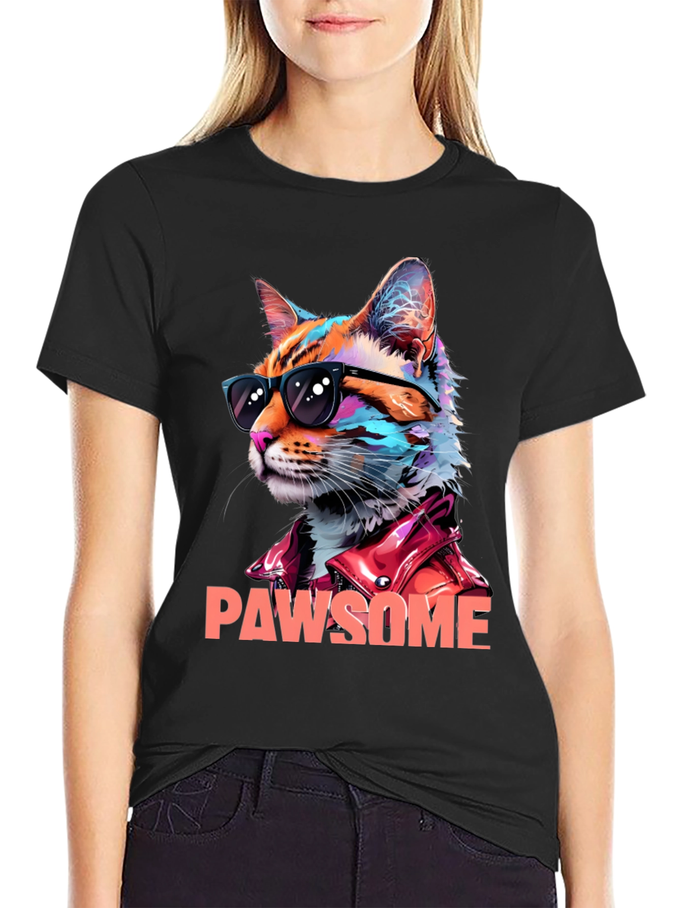 Pawsome Cat T-Shirt