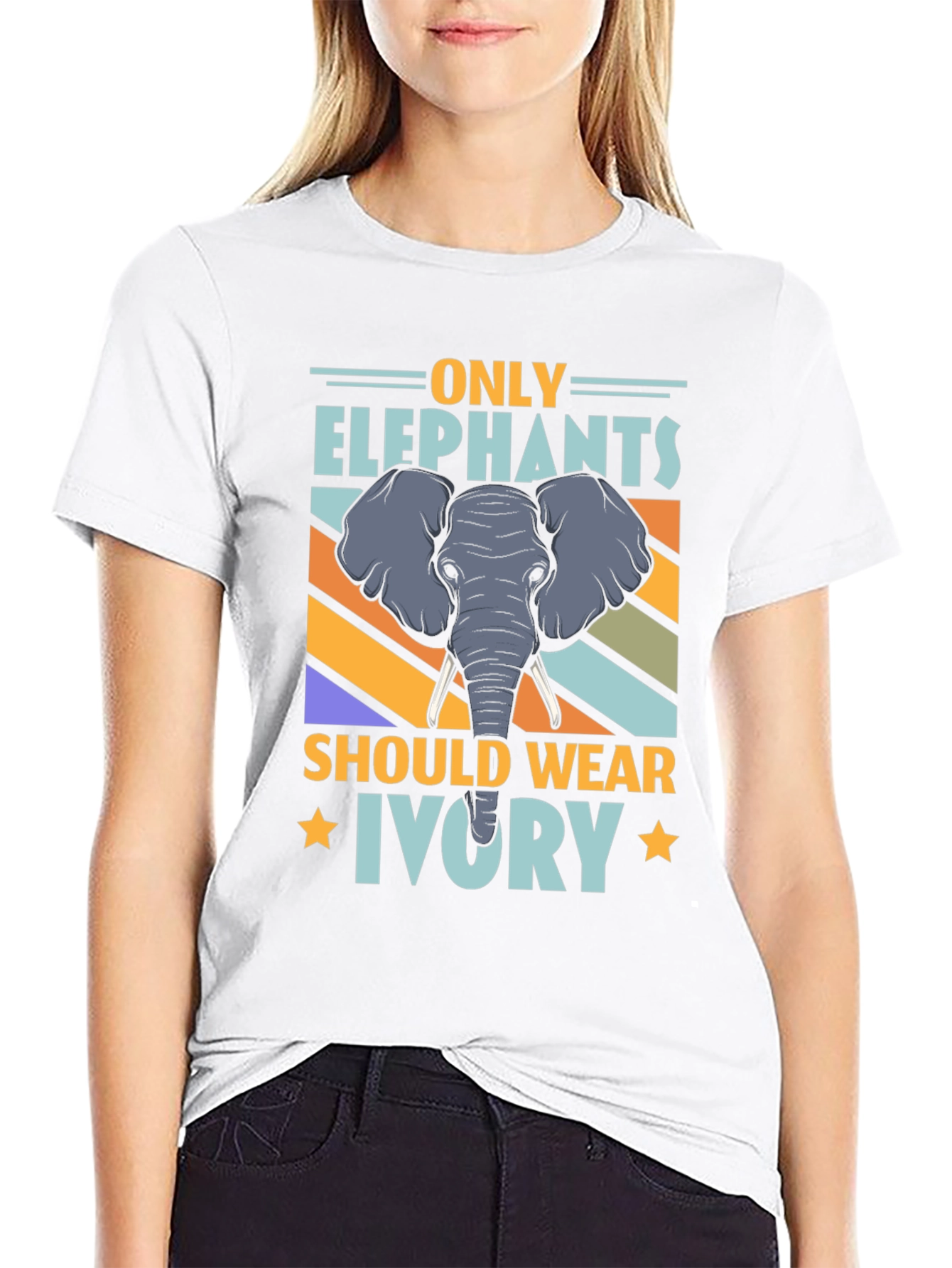 Only Elephants Should Wear Ivory T-Shirt