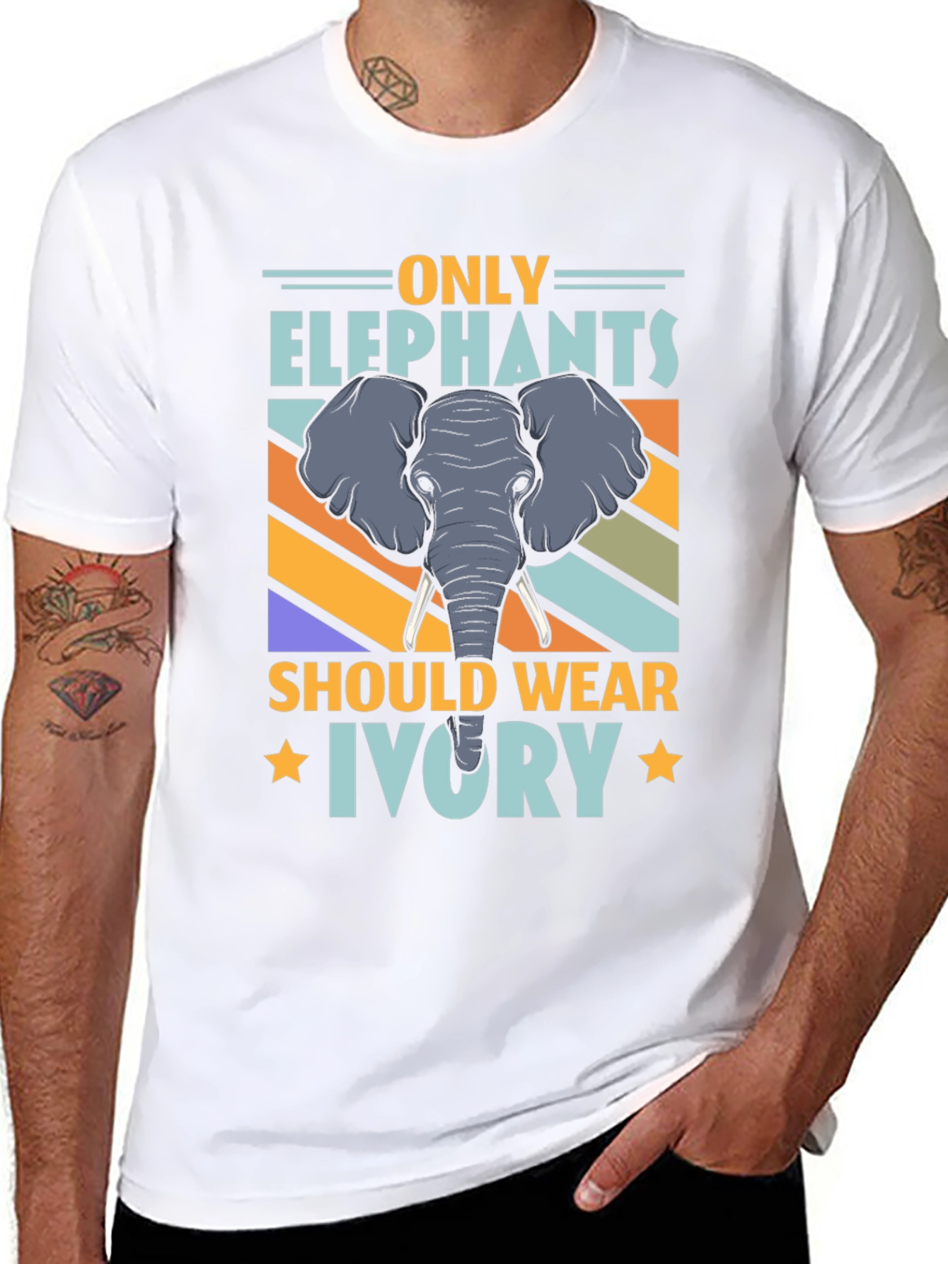 Only Elephants Should Wear Ivory T-Shirt