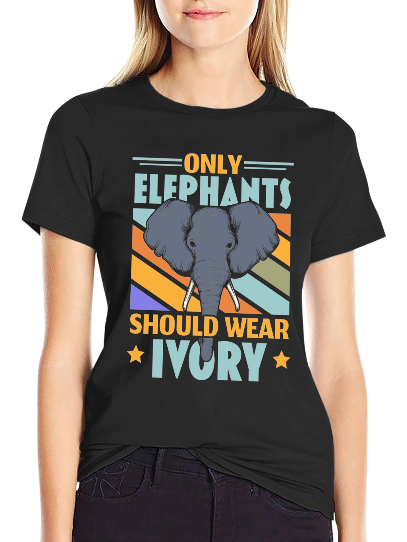 Only Elephants Should Wear Ivory T-Shirt