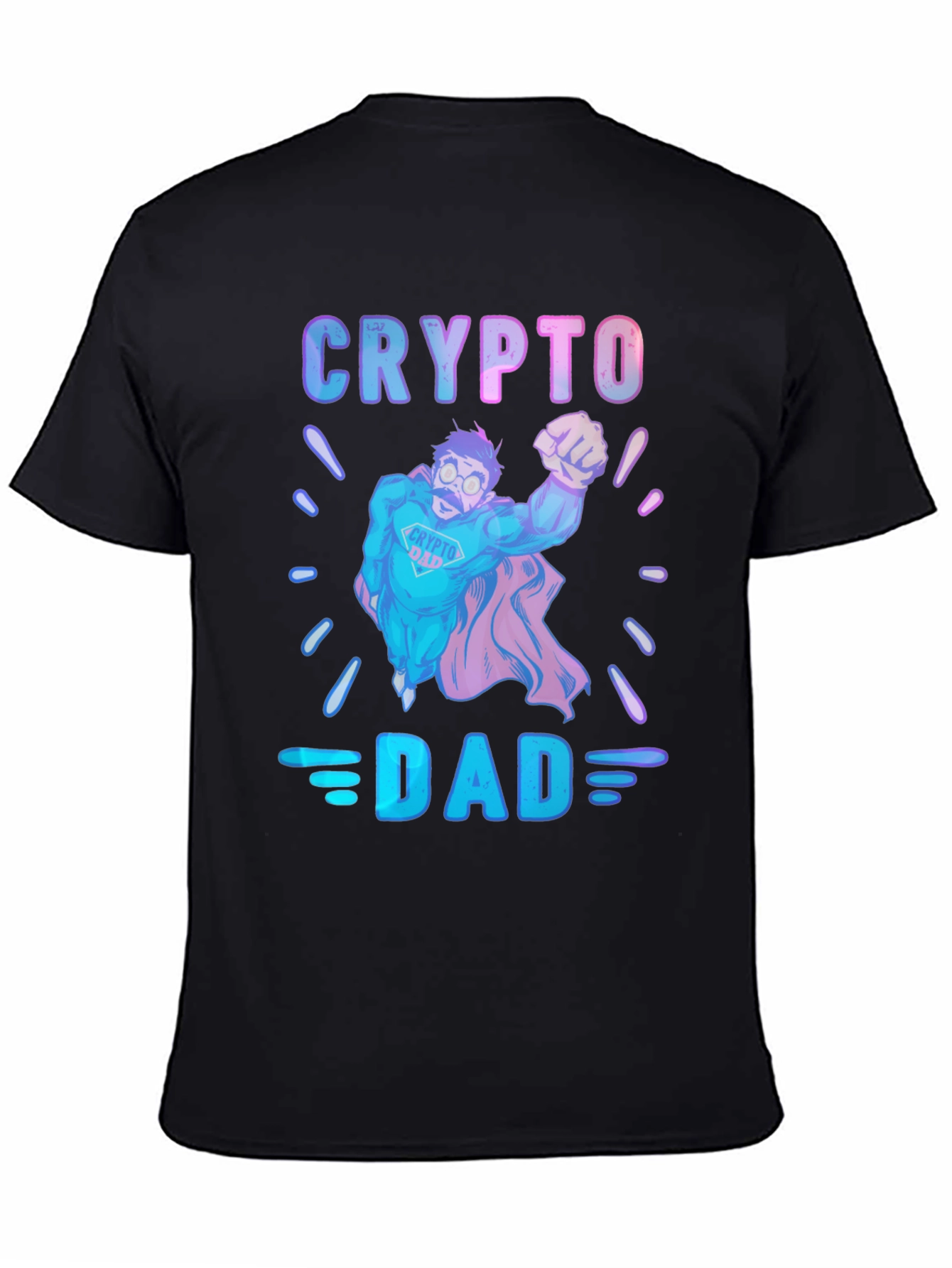 Crypto Dad Superhero T-Shirt