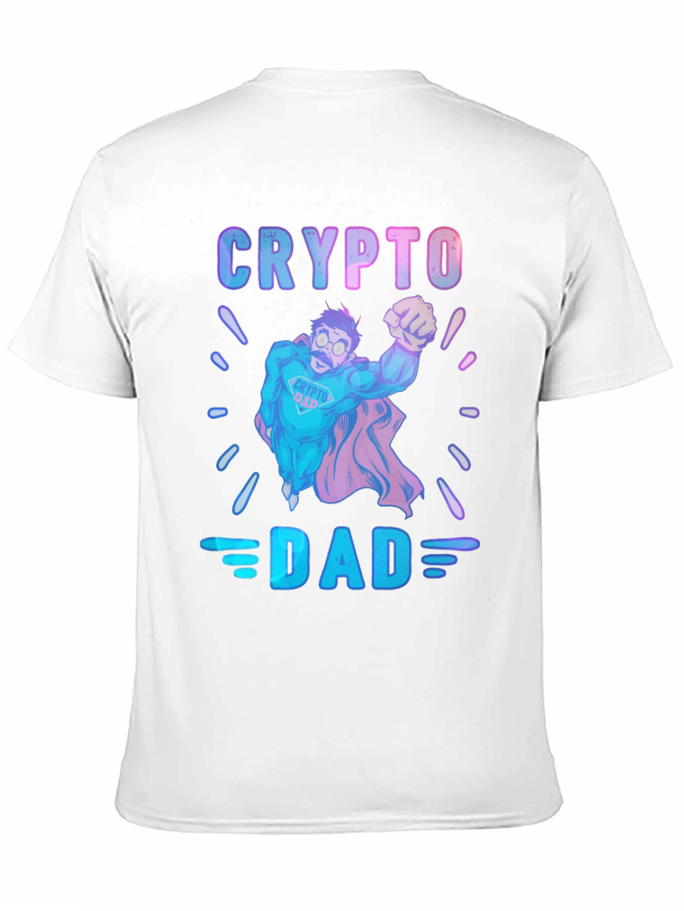 Crypto Dad Superhero T-Shirt