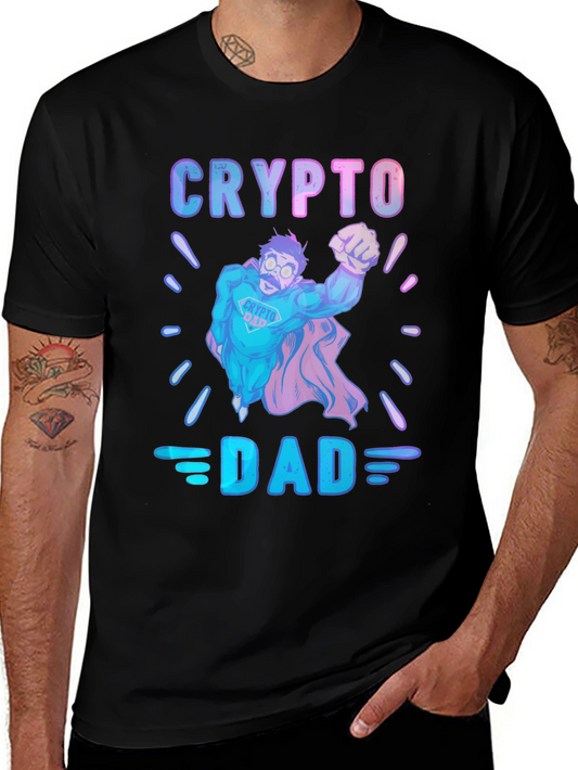 Crypto Dad Superhero T-Shirt