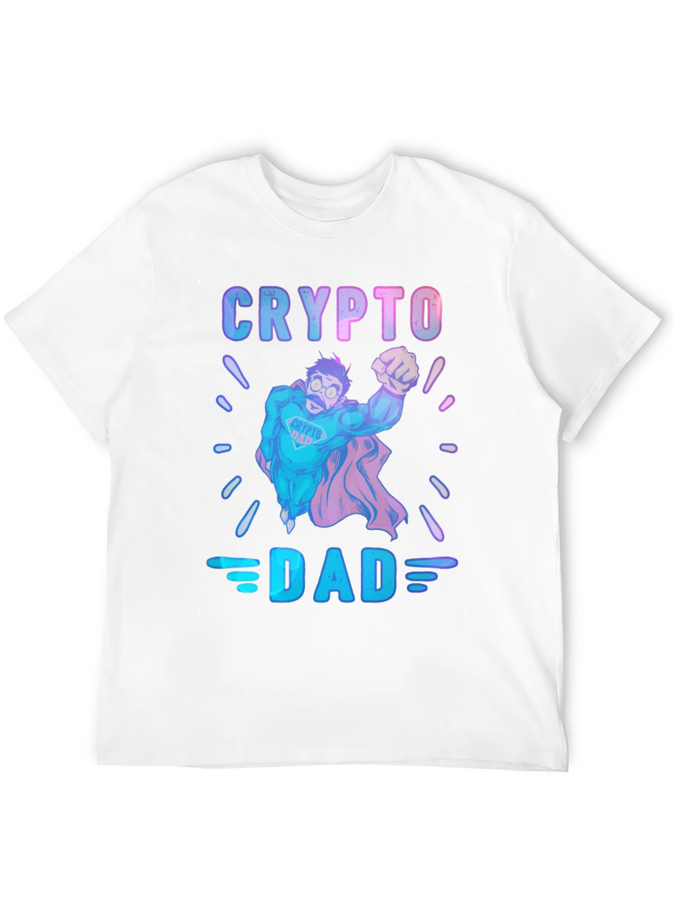Crypto Dad Superhero T-Shirt