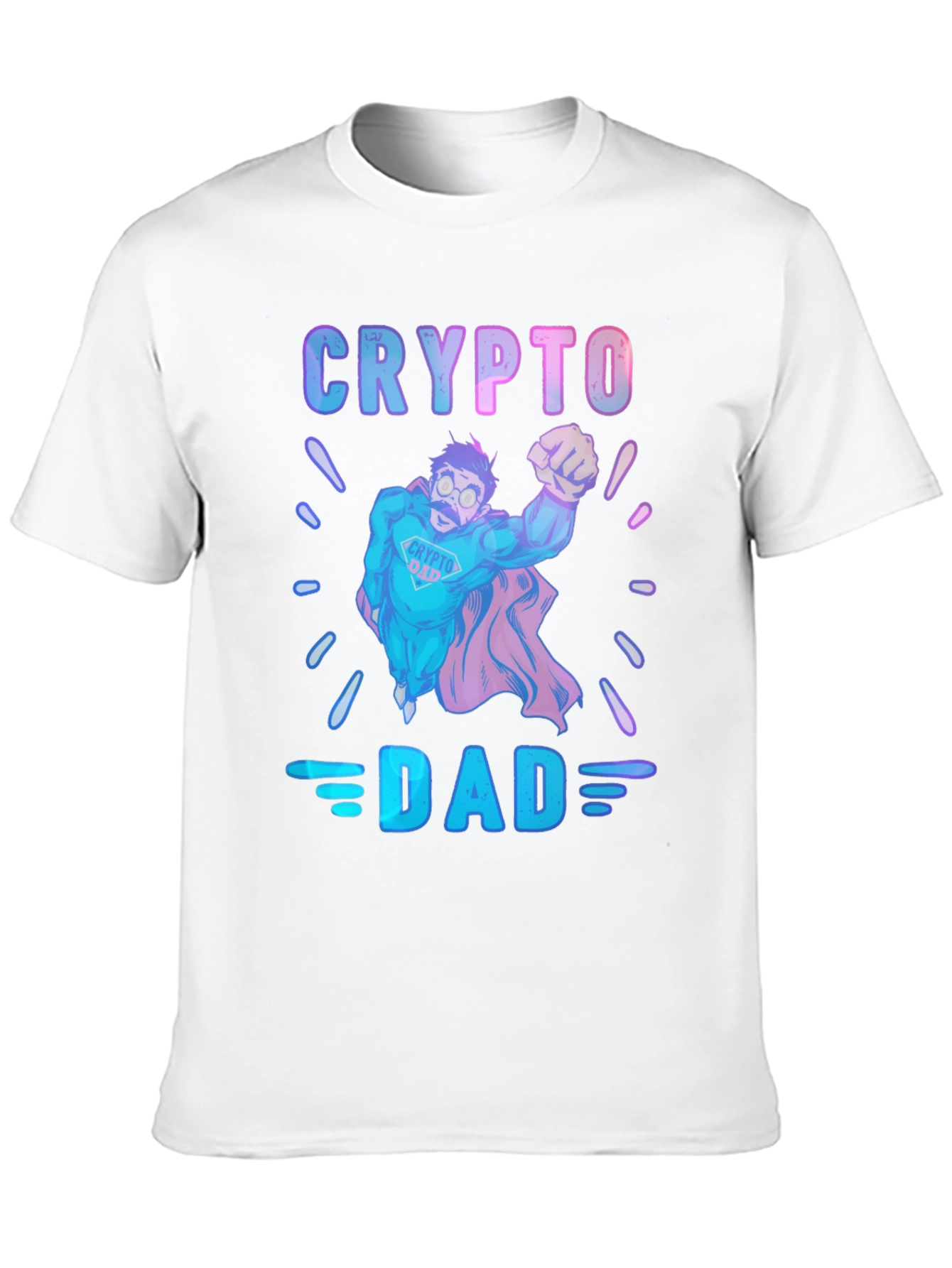 Crypto Dad Superhero T-Shirt