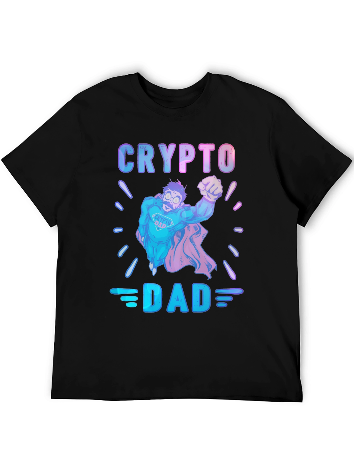 Crypto Dad Superhero T-Shirt