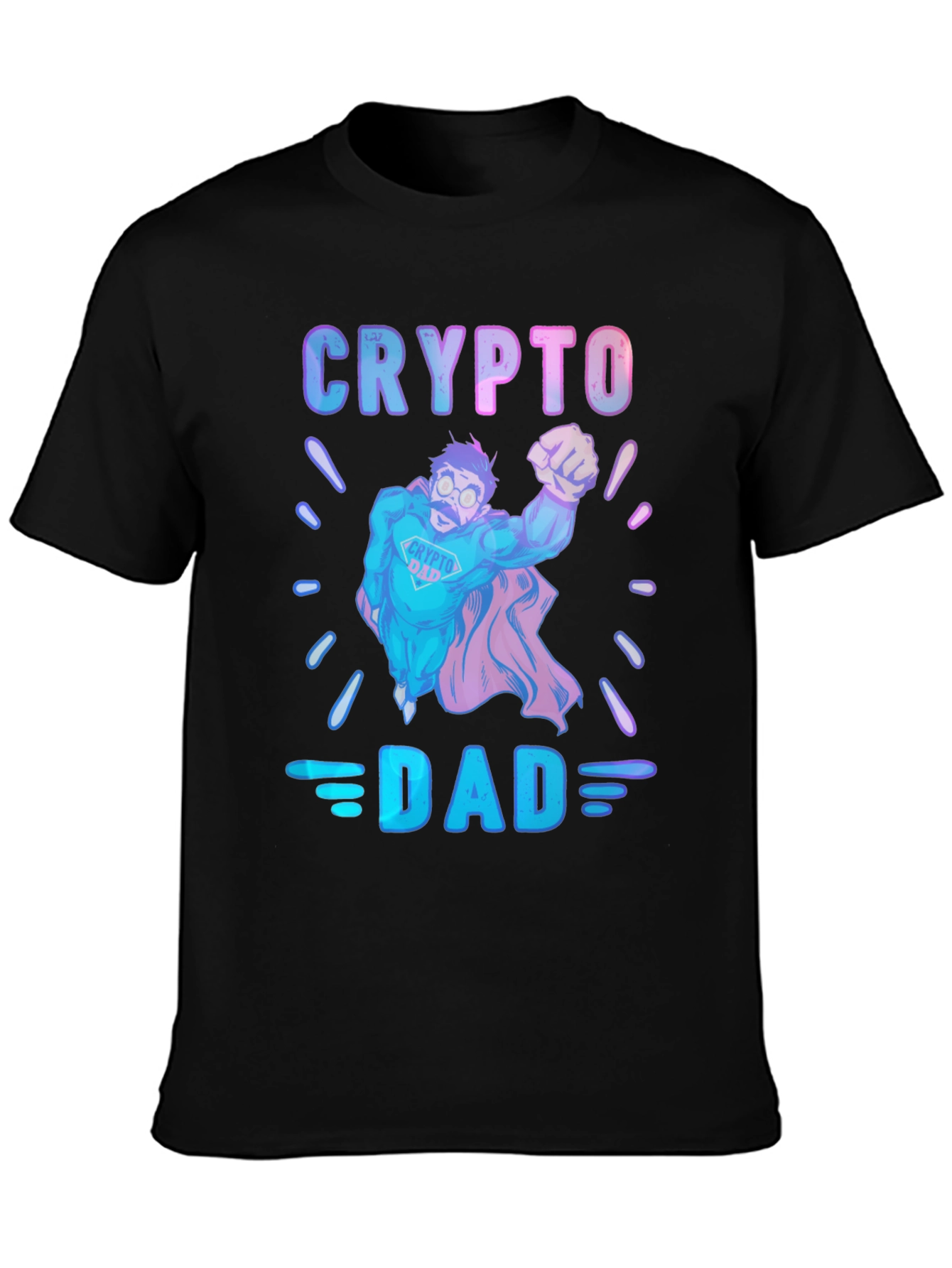 Crypto Dad Superhero T-Shirt