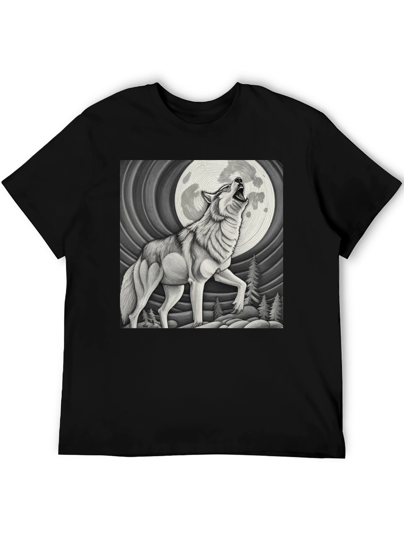 Wolf Moon Graphic T-Shirt
