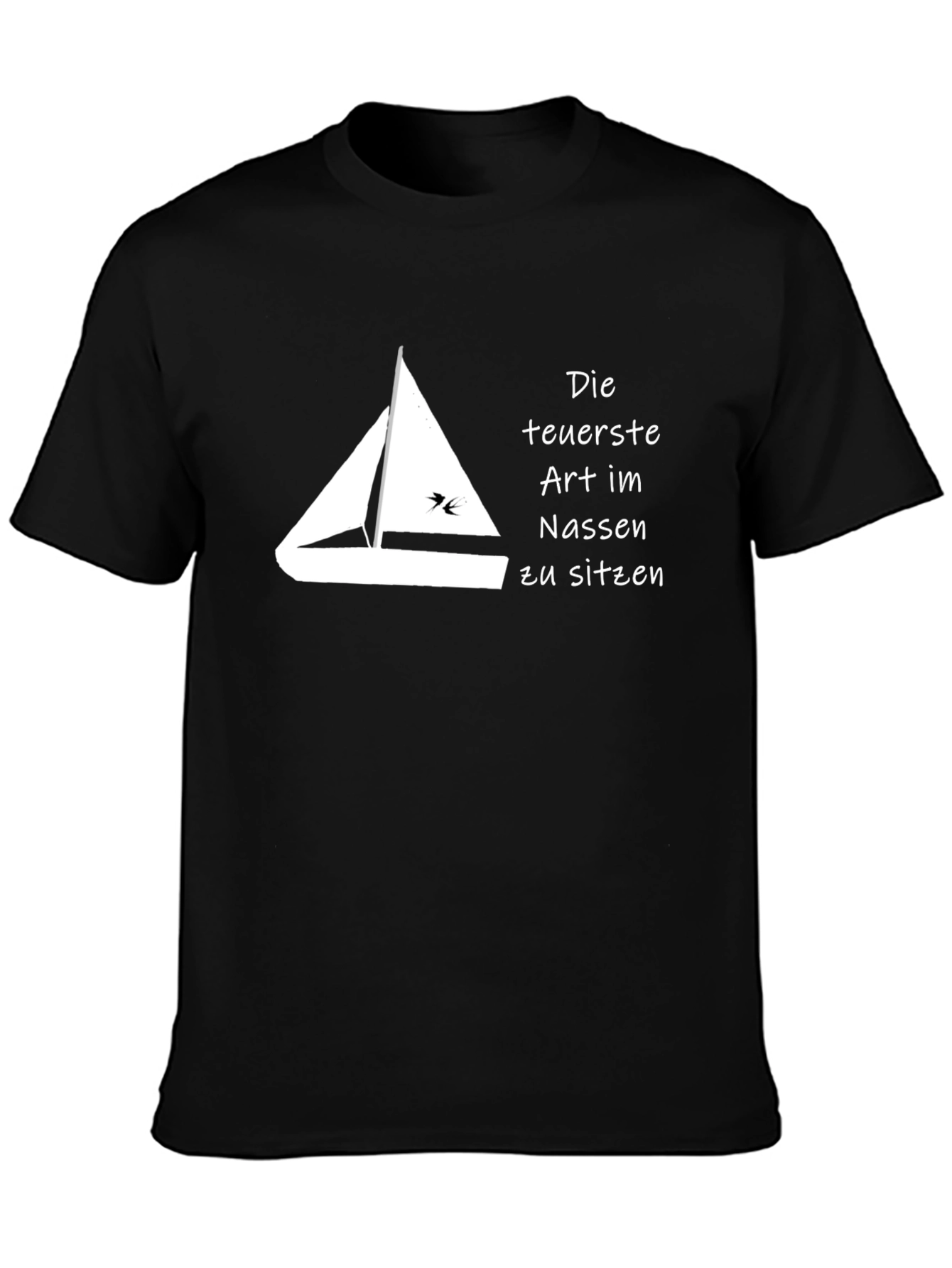 Sailboat Graphic Tee - Most Expensive Way to Sit