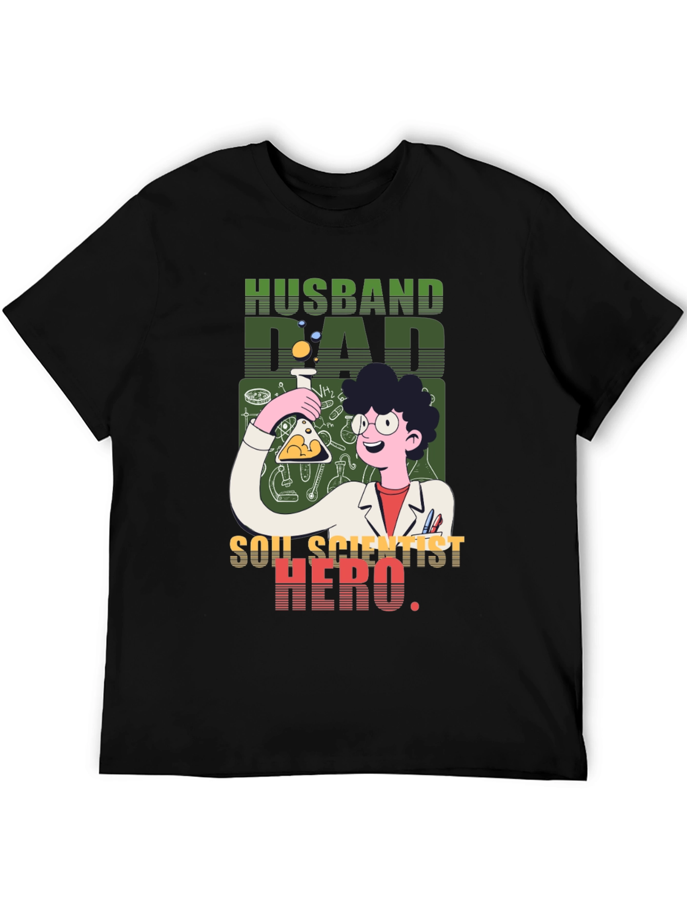 Husband Dad Soil Scientist Hero T-Shirt