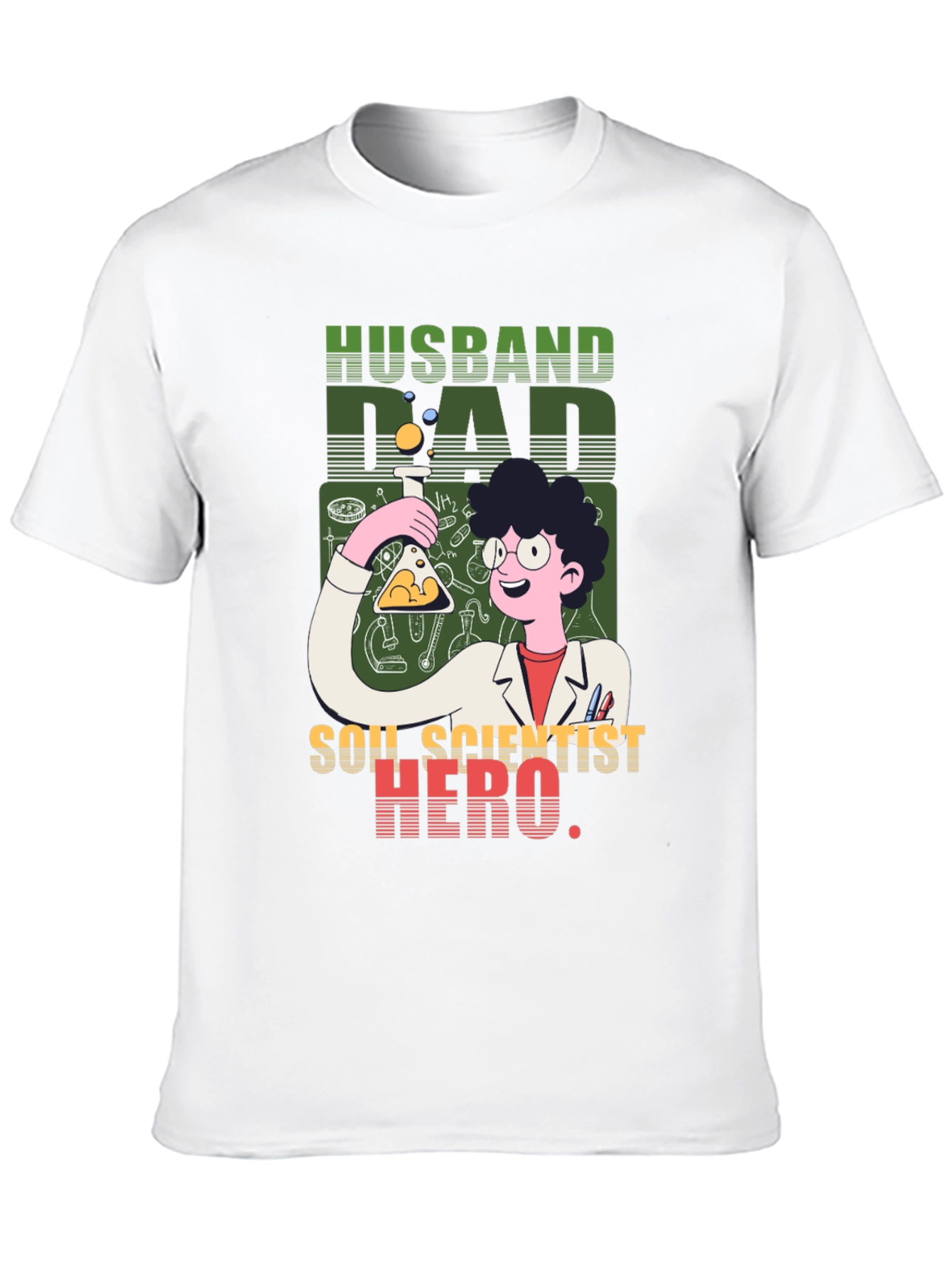 Husband Dad Soil Scientist Hero T-Shirt