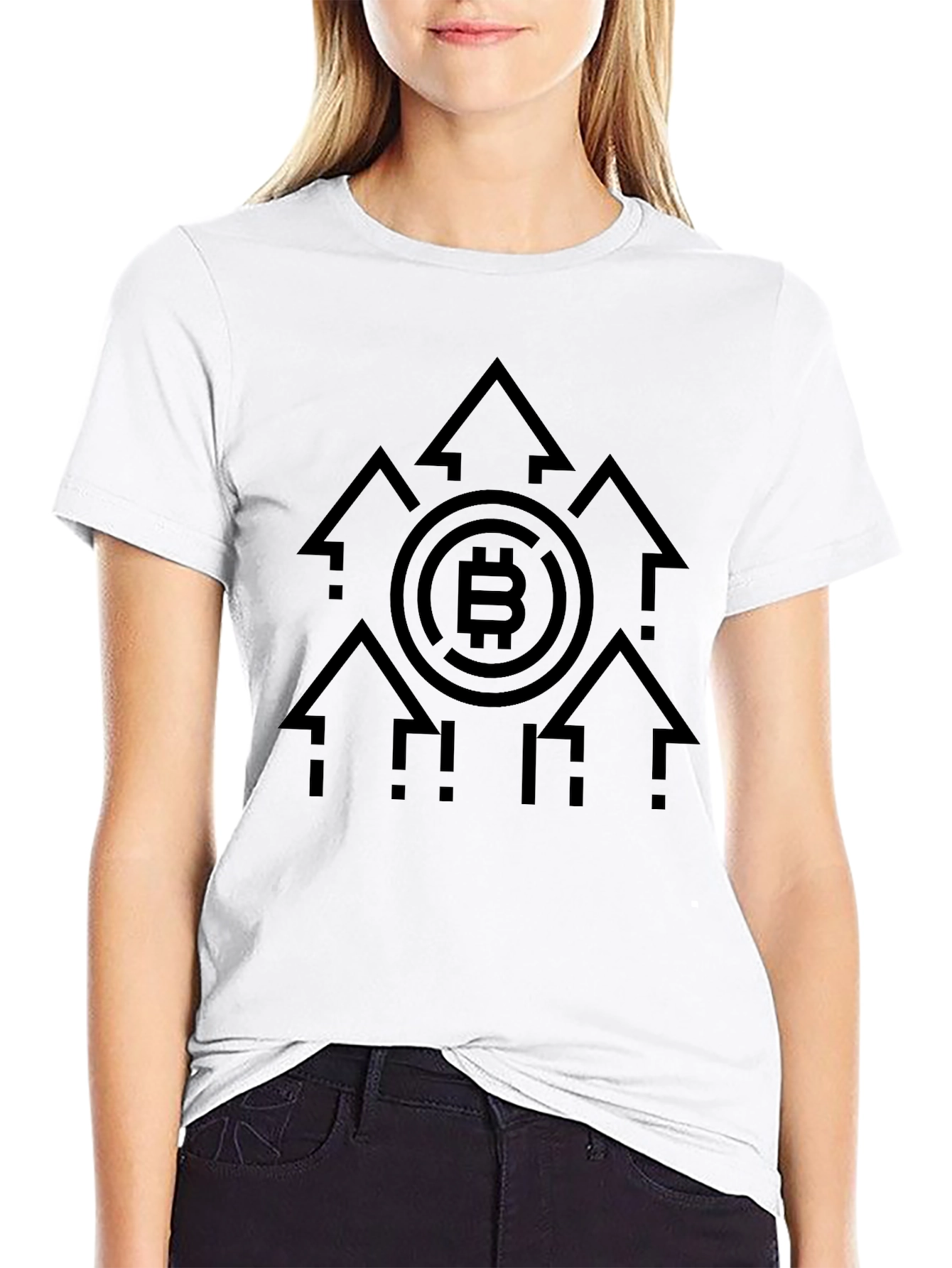 Bitcoin Crypto Black T-Shirt