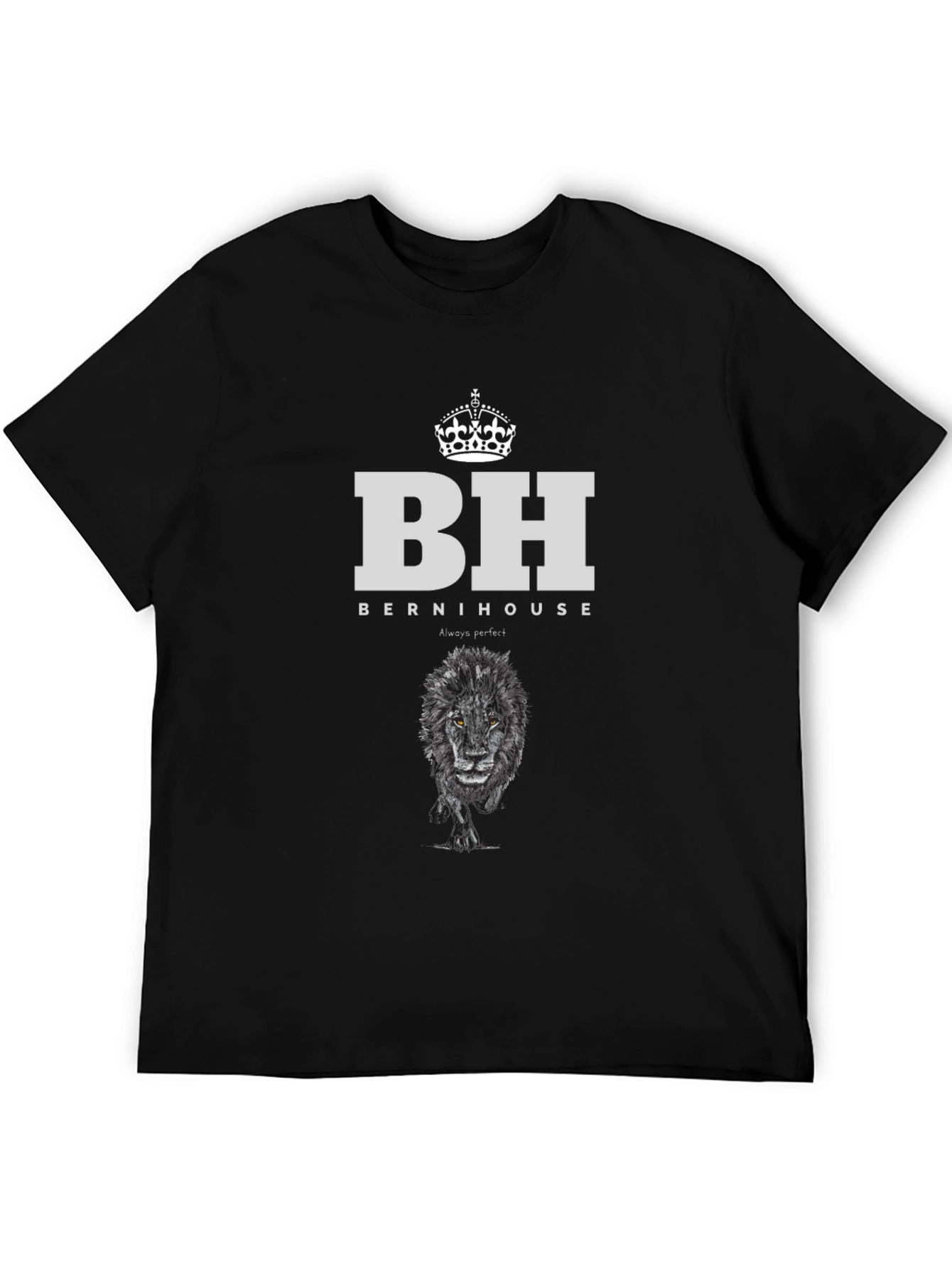 Bernihouse Black Graphic Print T-Shirt
