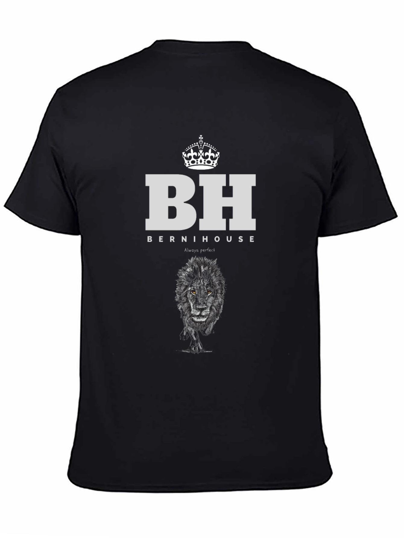 Bernihouse Black Graphic Print T-Shirt