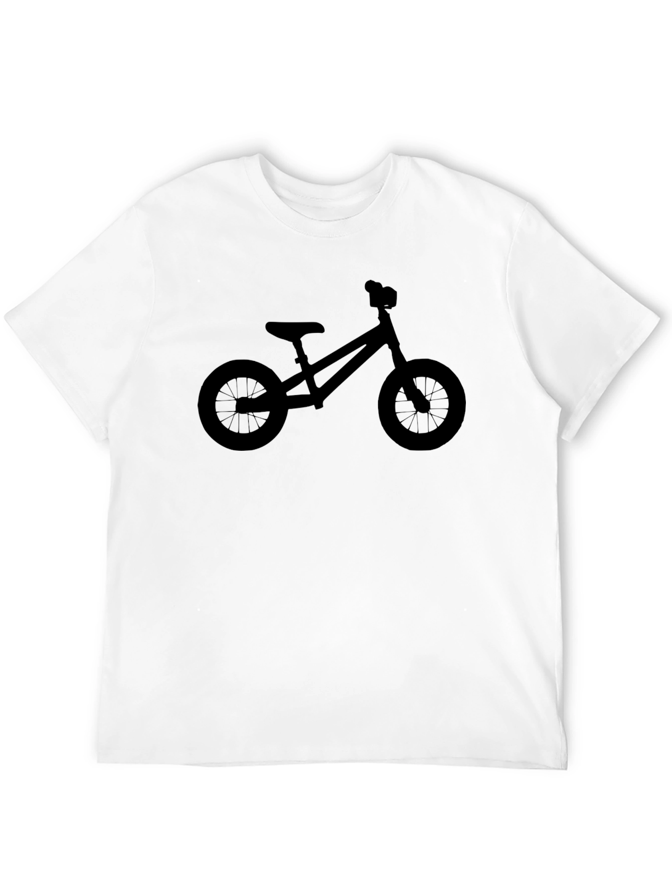 Black Bicycle Graphic Tee - Cool & Casual Style