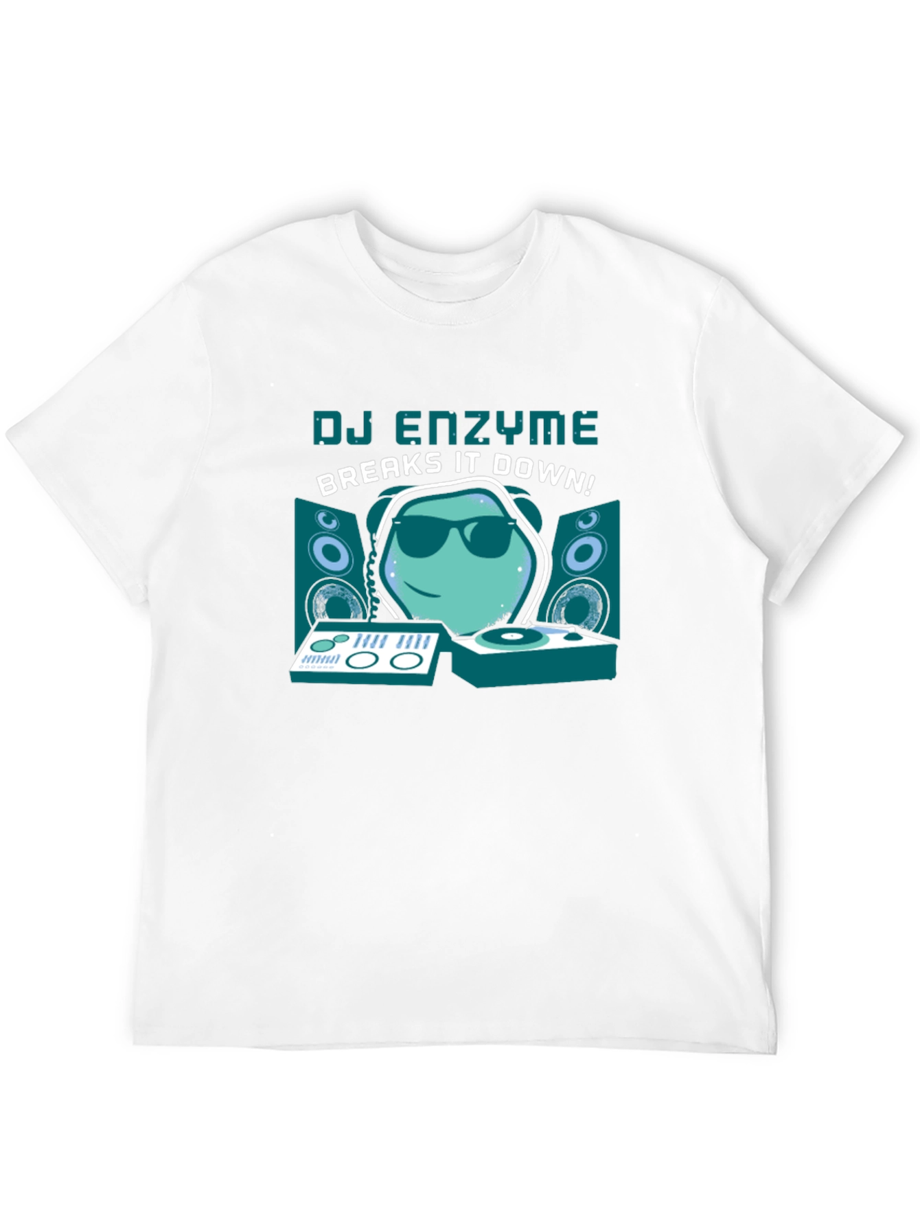 DJ Enzyme Breaks It Down Black T-Shirt