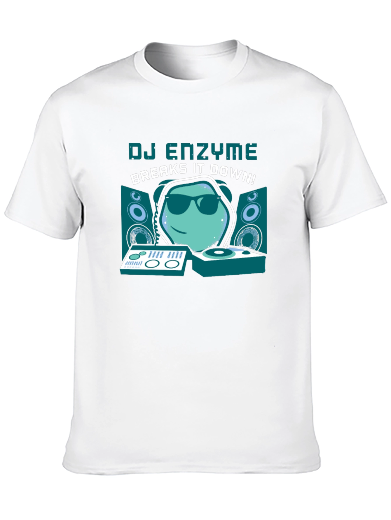 DJ Enzyme Breaks It Down Black T-Shirt