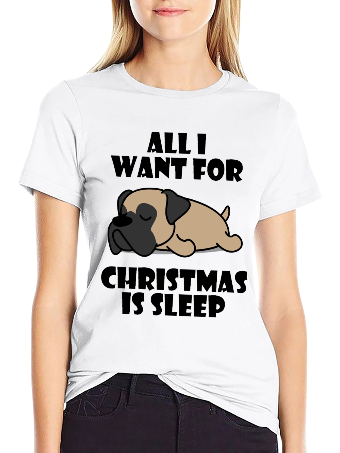 All I Want For Christmas Is Sleep T-Shirt