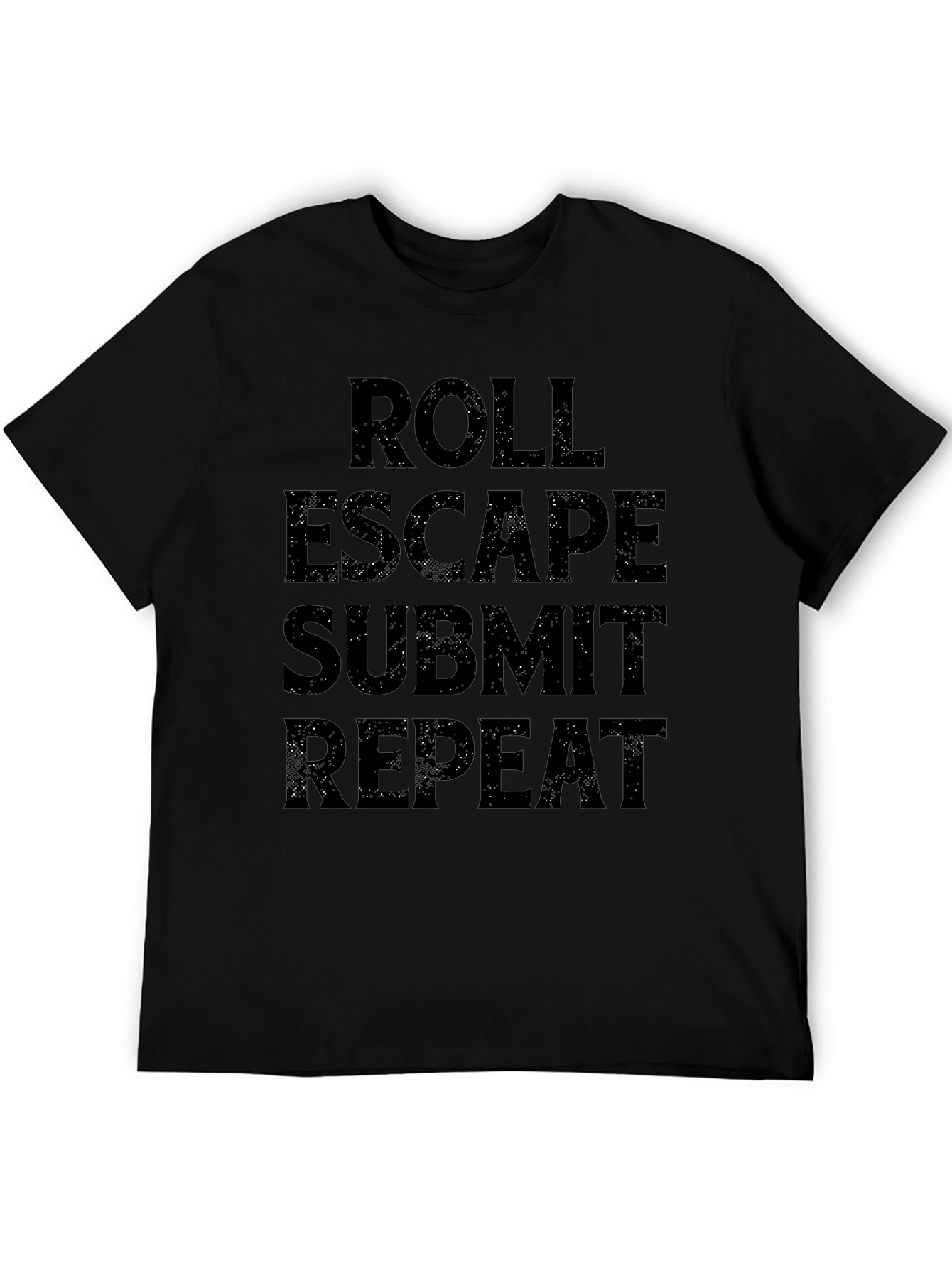 Roll Escape Submit Repeat Black T-Shirt