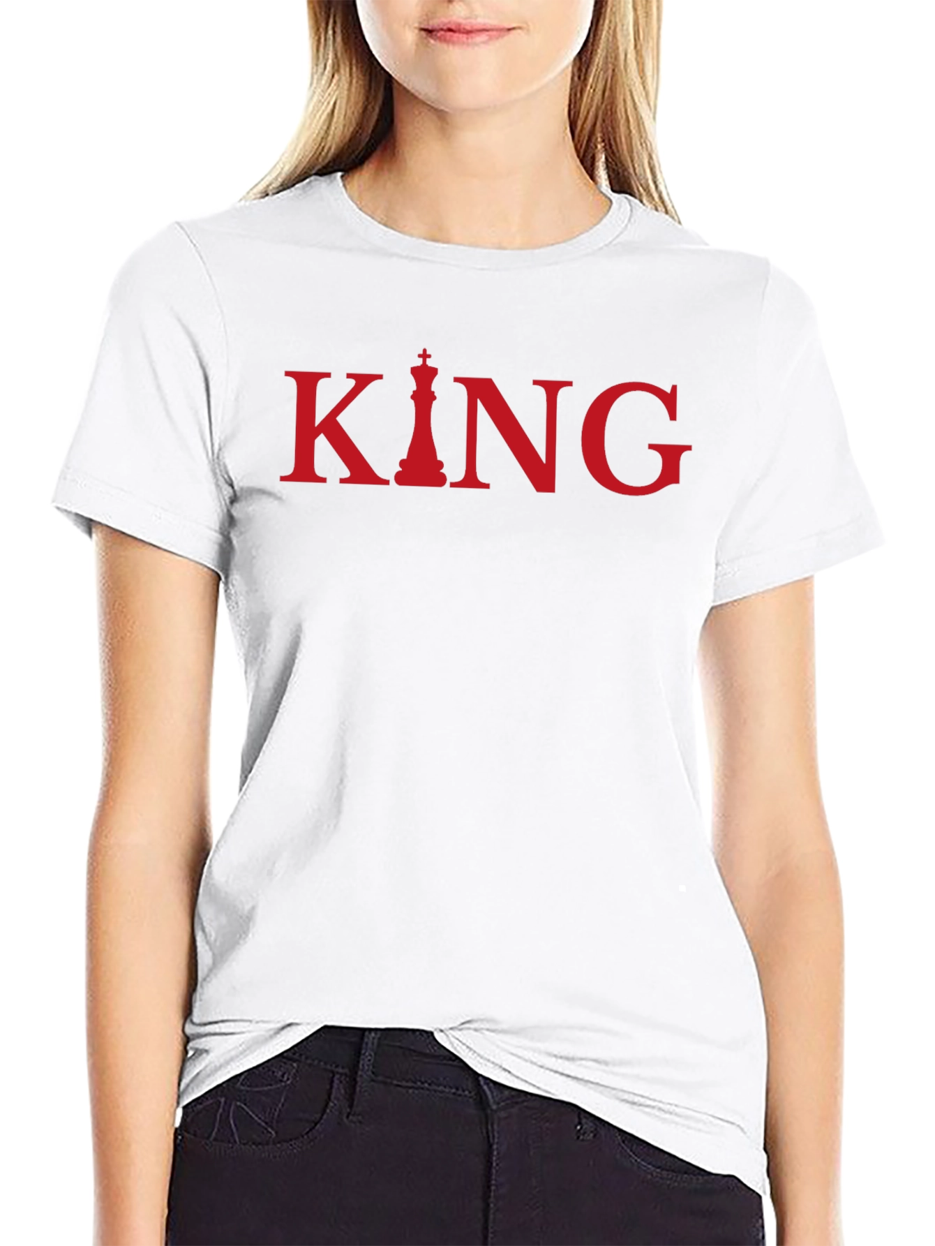 King Chess Piece Graphic T-Shirt