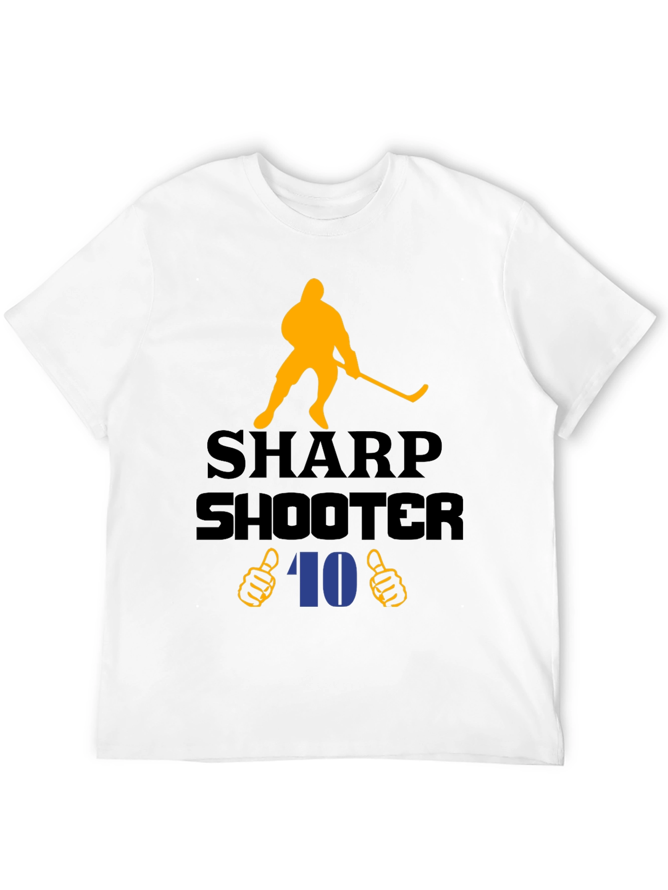 Sharp Shooter Hockey Fan T-Shirt - Number 10