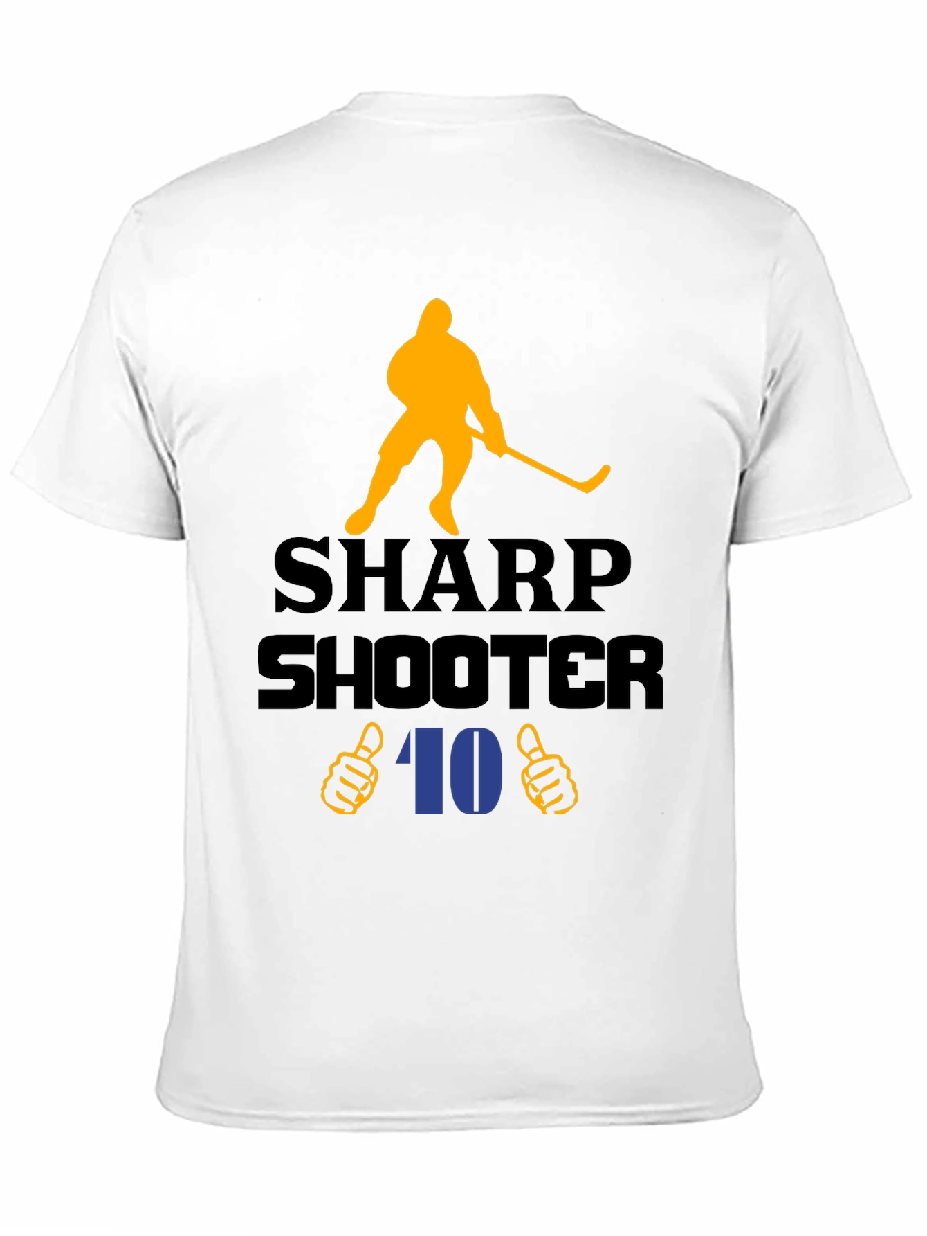 Sharp Shooter Hockey Fan T-Shirt - Number 10