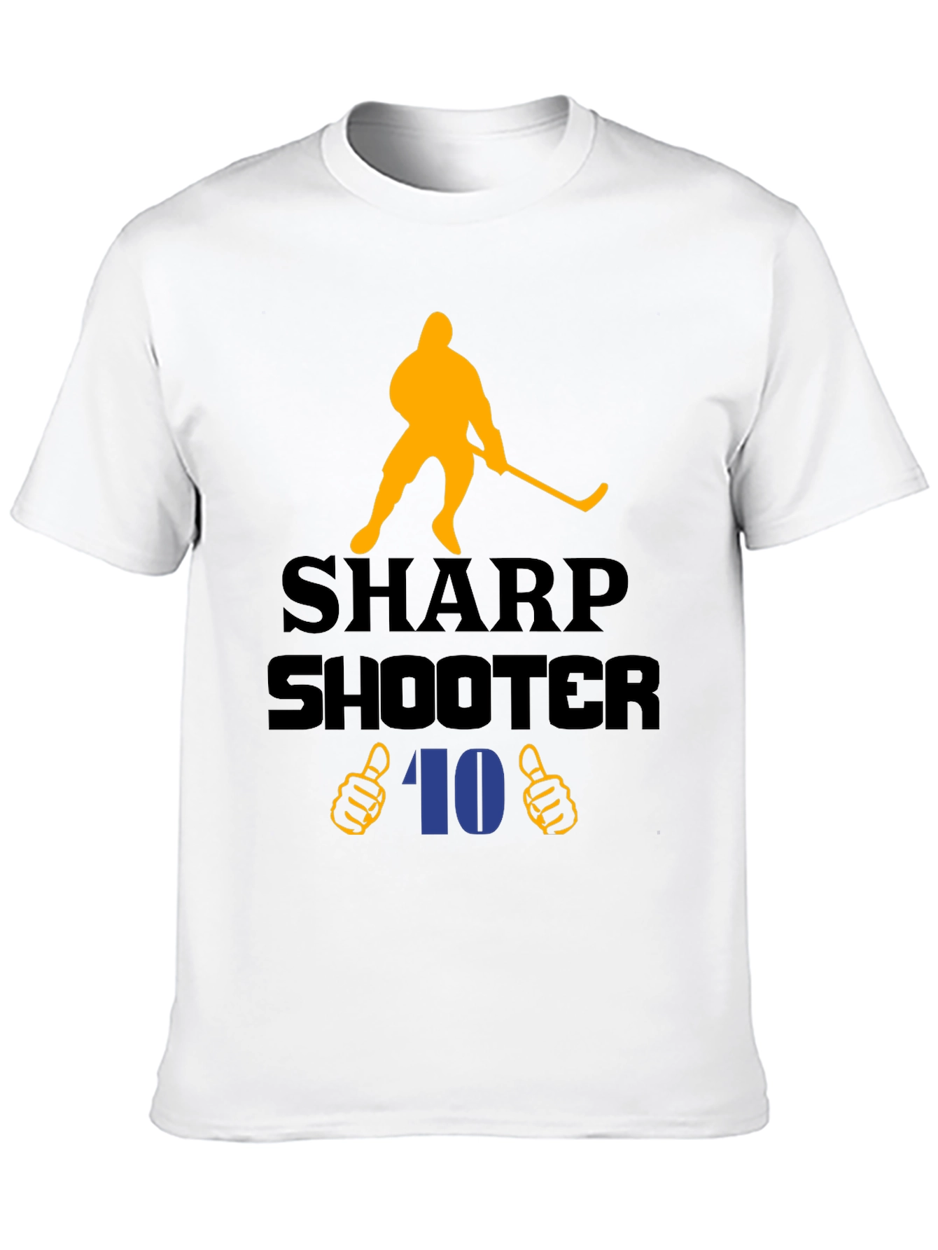 Sharp Shooter Hockey Fan T-Shirt - Number 10