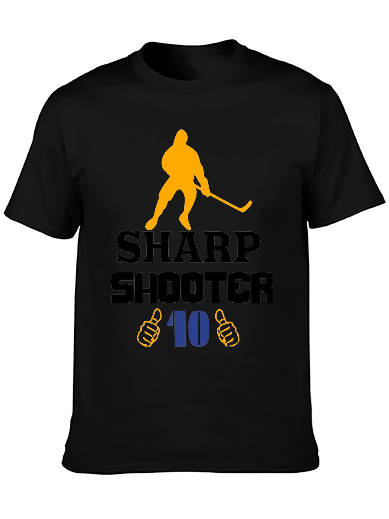 Sharp Shooter Hockey Fan T-Shirt - Number 10