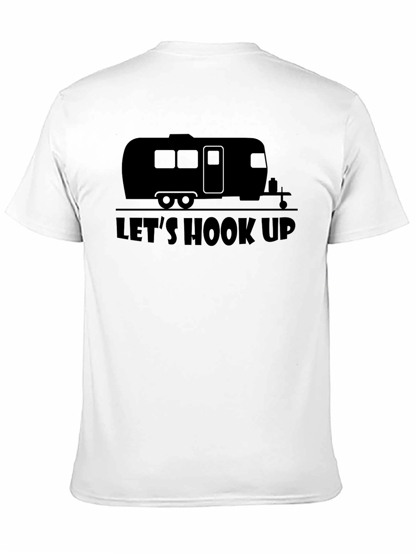 Lets Hook Up Camping T-Shirt - Funny RV Apparel