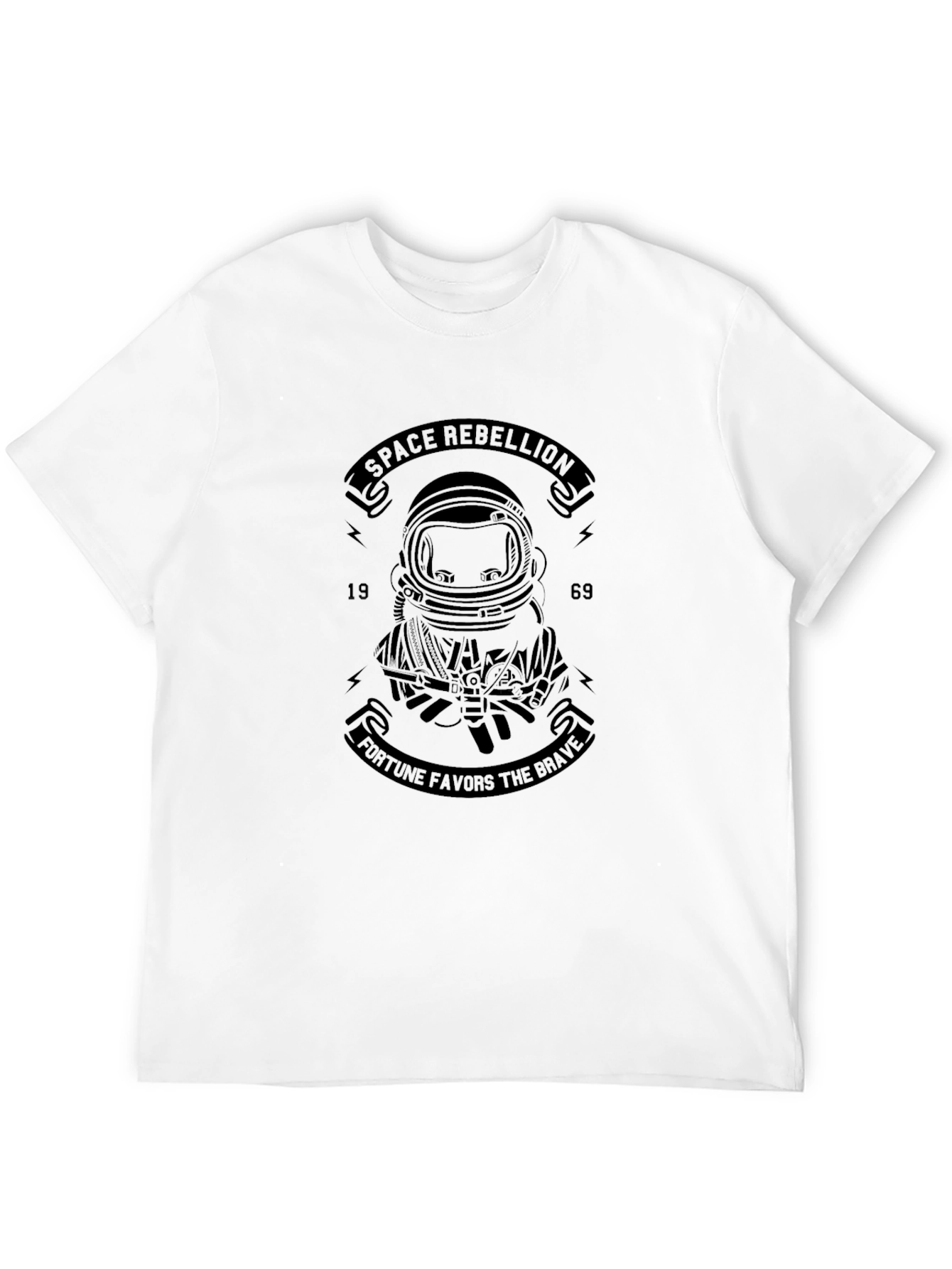 Space Rebellion Graphic Tee - Astronaut Design