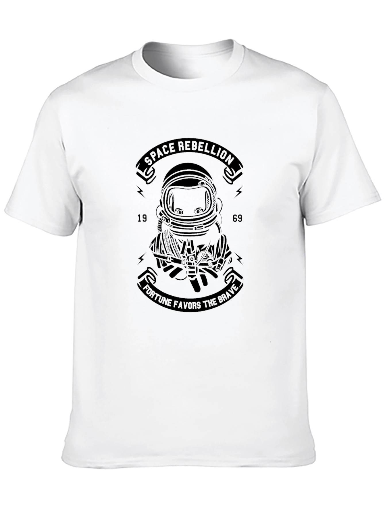 Space Rebellion Graphic Tee - Astronaut Design