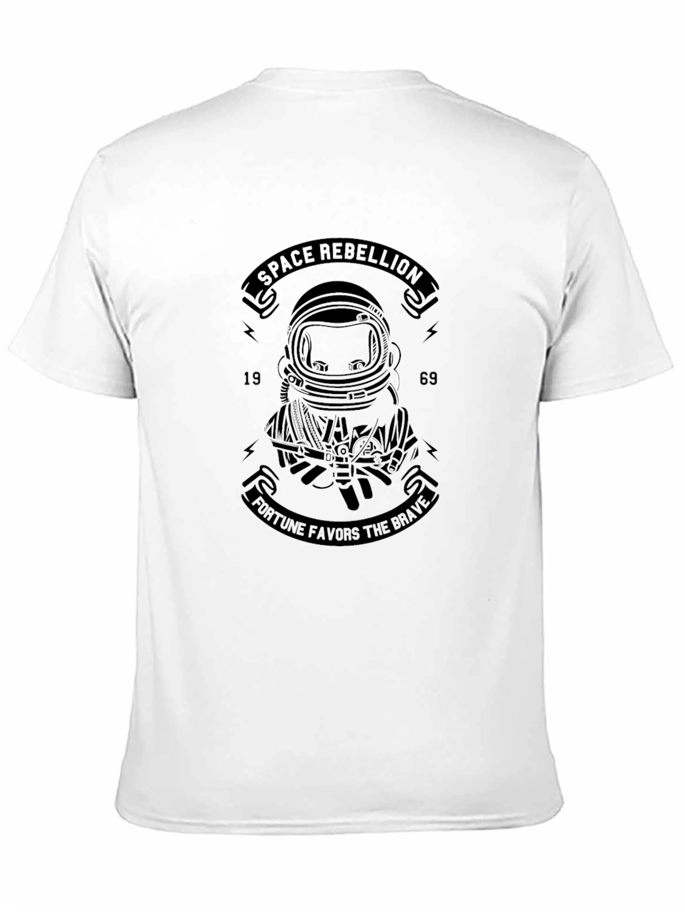 Space Rebellion Graphic Tee - Astronaut Design