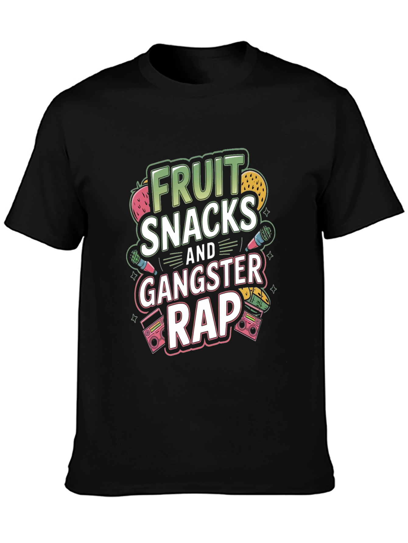 Fruit Snacks and Gangster Rap T-Shirt