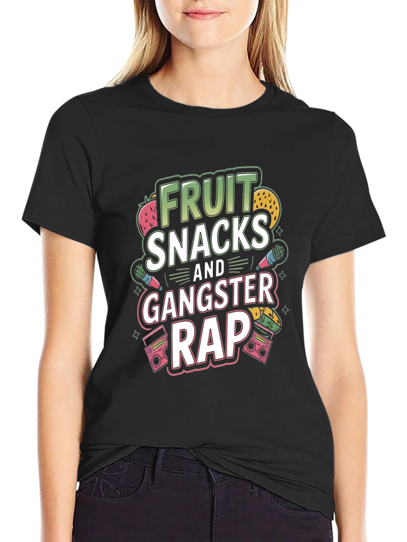 Fruit Snacks and Gangster Rap T-Shirt