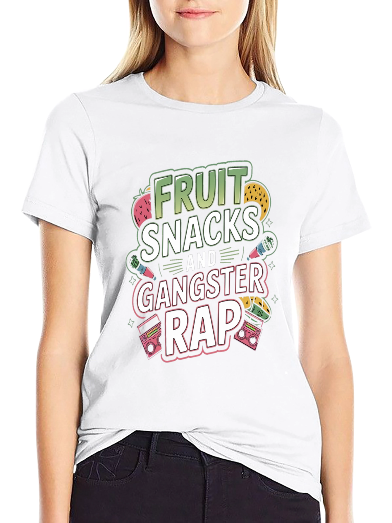 Fruit Snacks and Gangster Rap T-Shirt