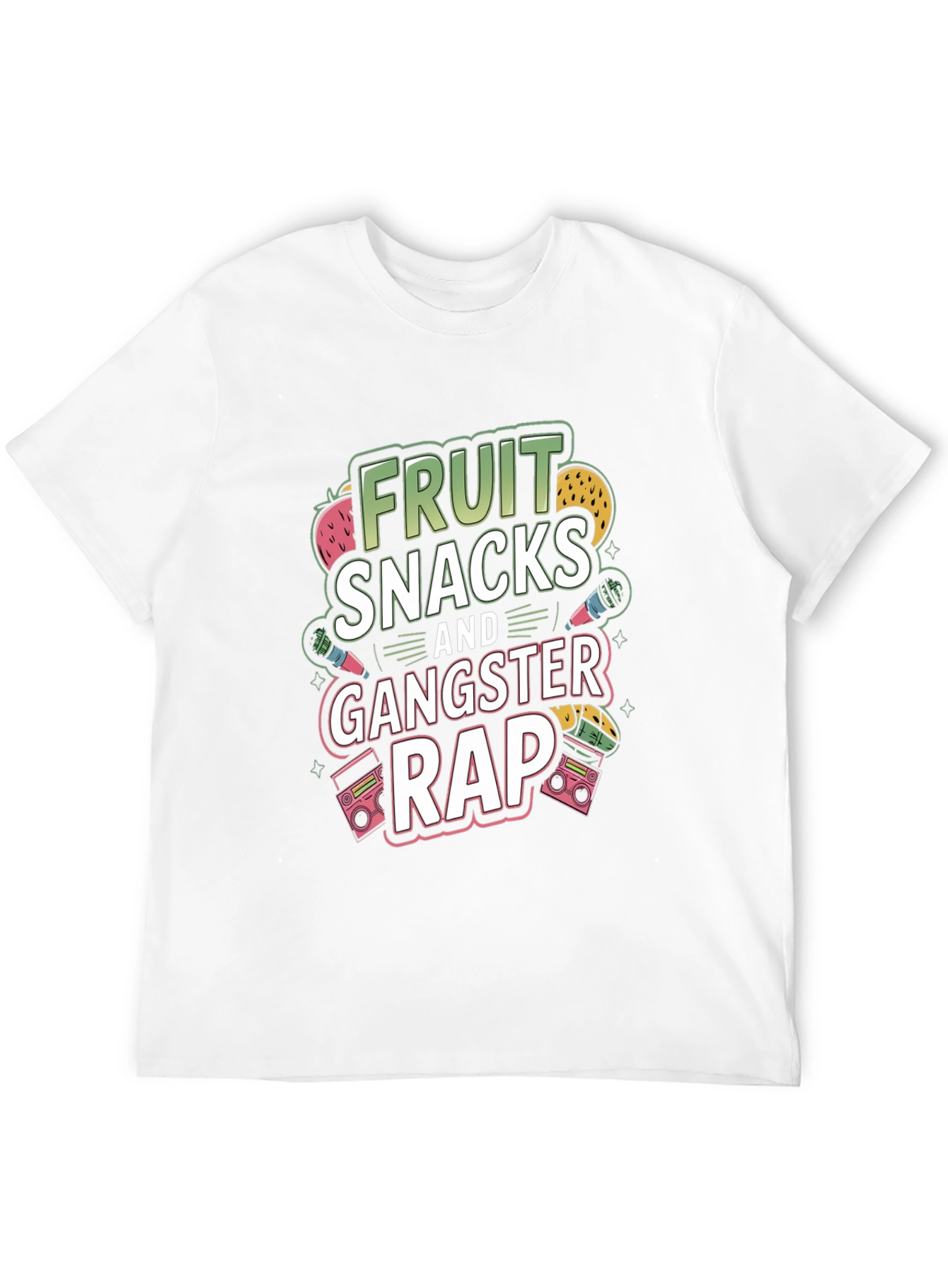 Fruit Snacks and Gangster Rap T-Shirt