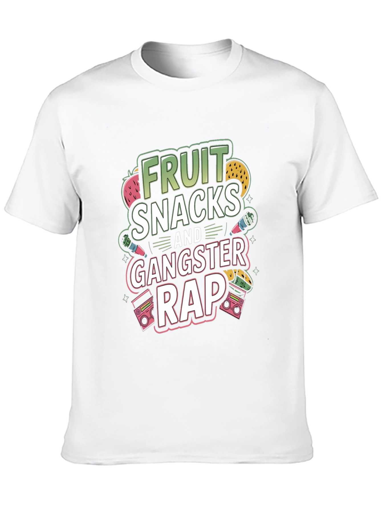 Fruit Snacks and Gangster Rap T-Shirt