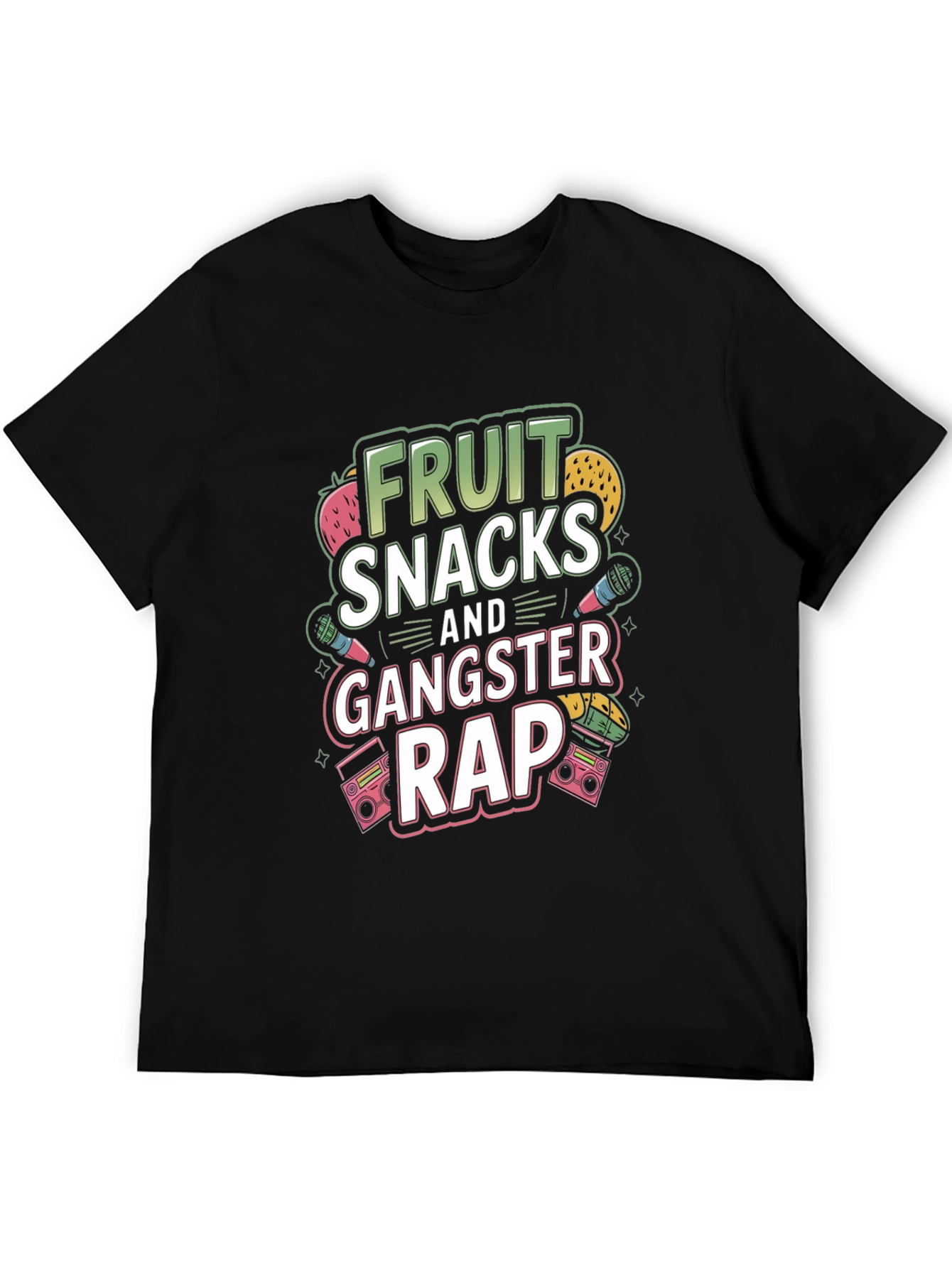 Fruit Snacks and Gangster Rap T-Shirt
