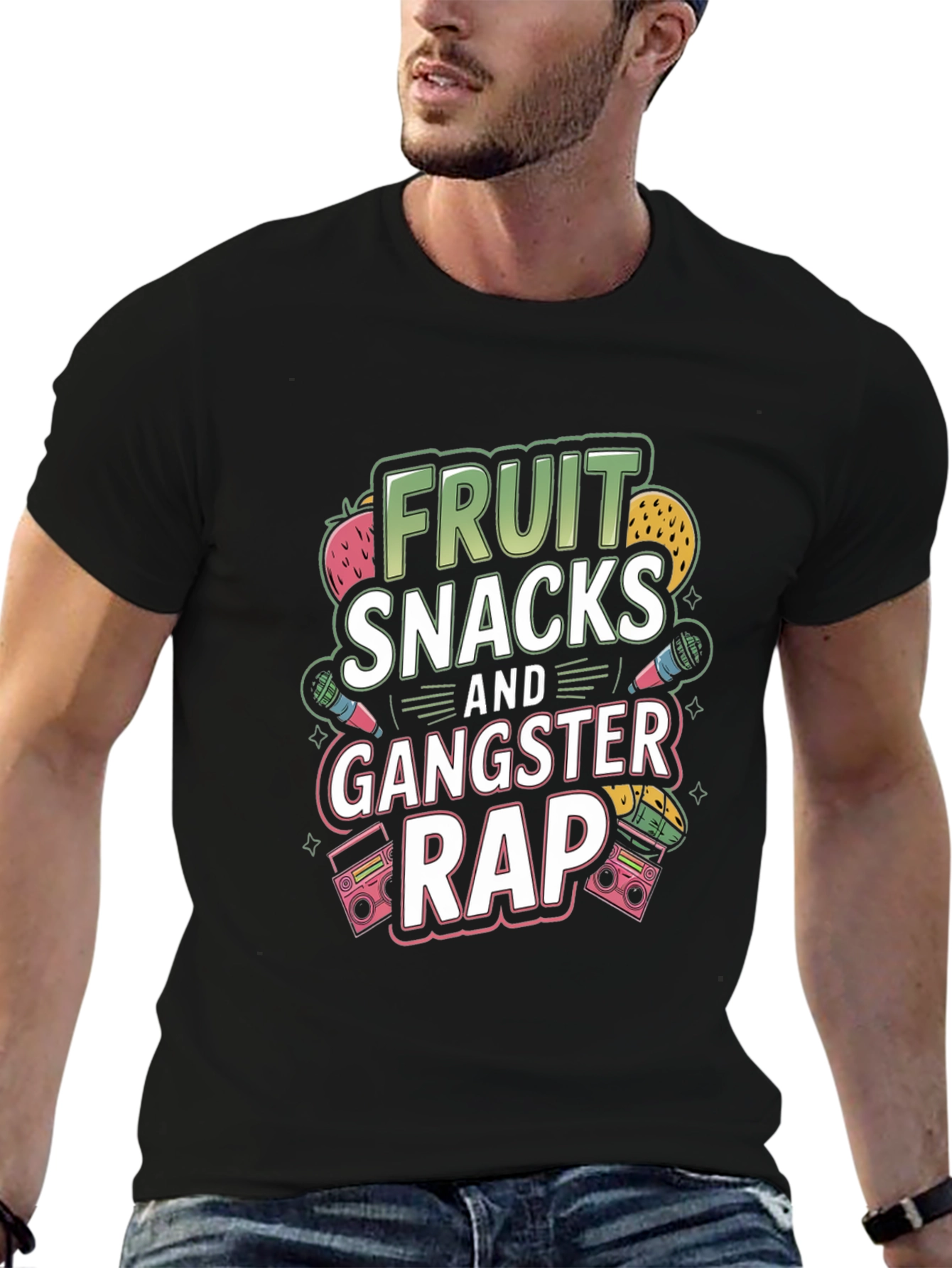 Fruit Snacks and Gangster Rap T-Shirt
