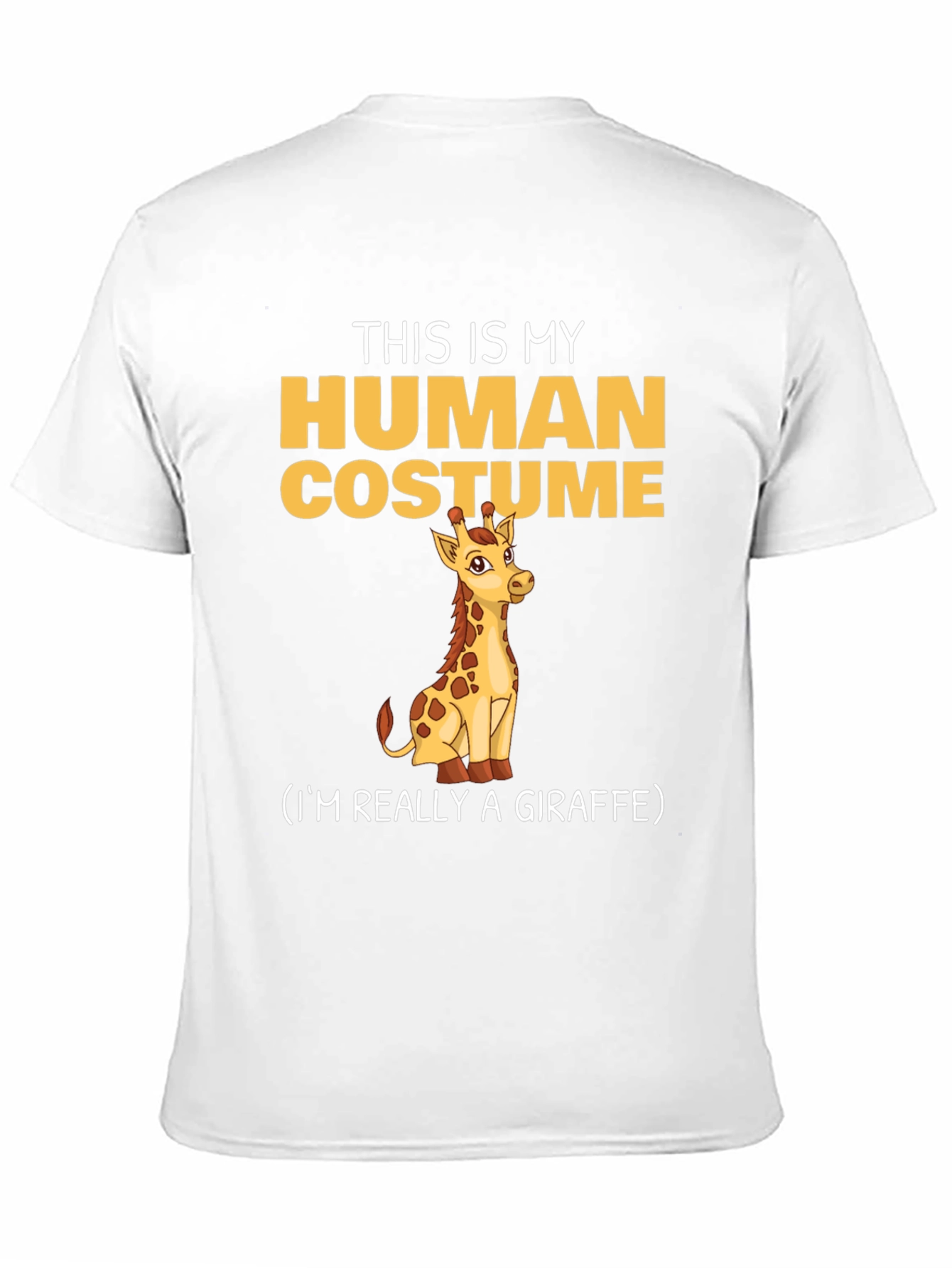 This Is My Human Costume Giraffe T-Shirt
