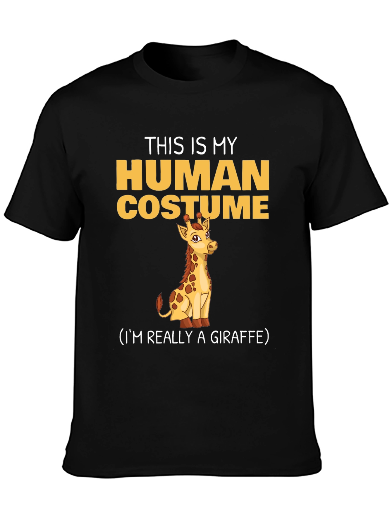 This Is My Human Costume Giraffe T-Shirt
