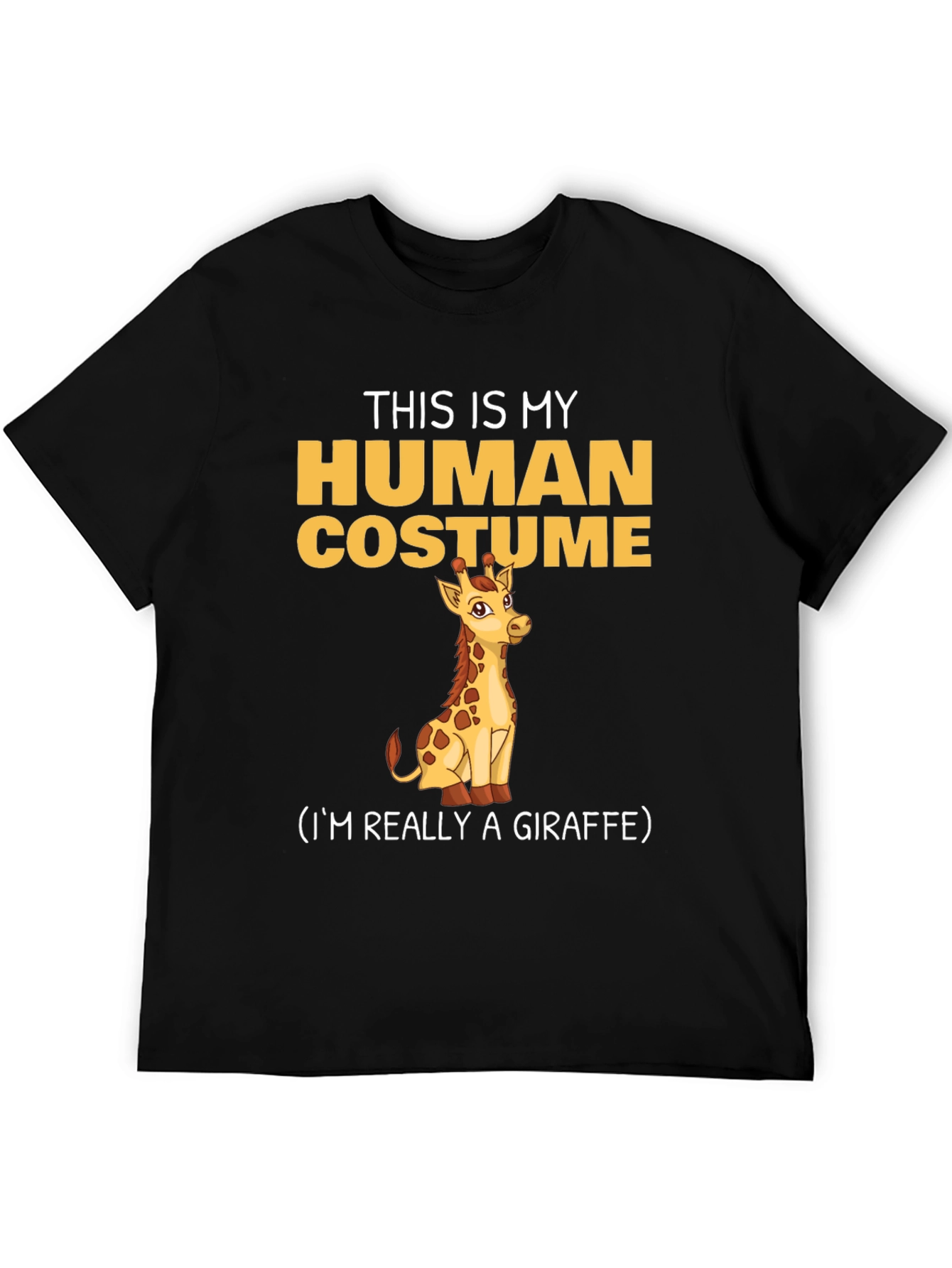 This Is My Human Costume Giraffe T-Shirt